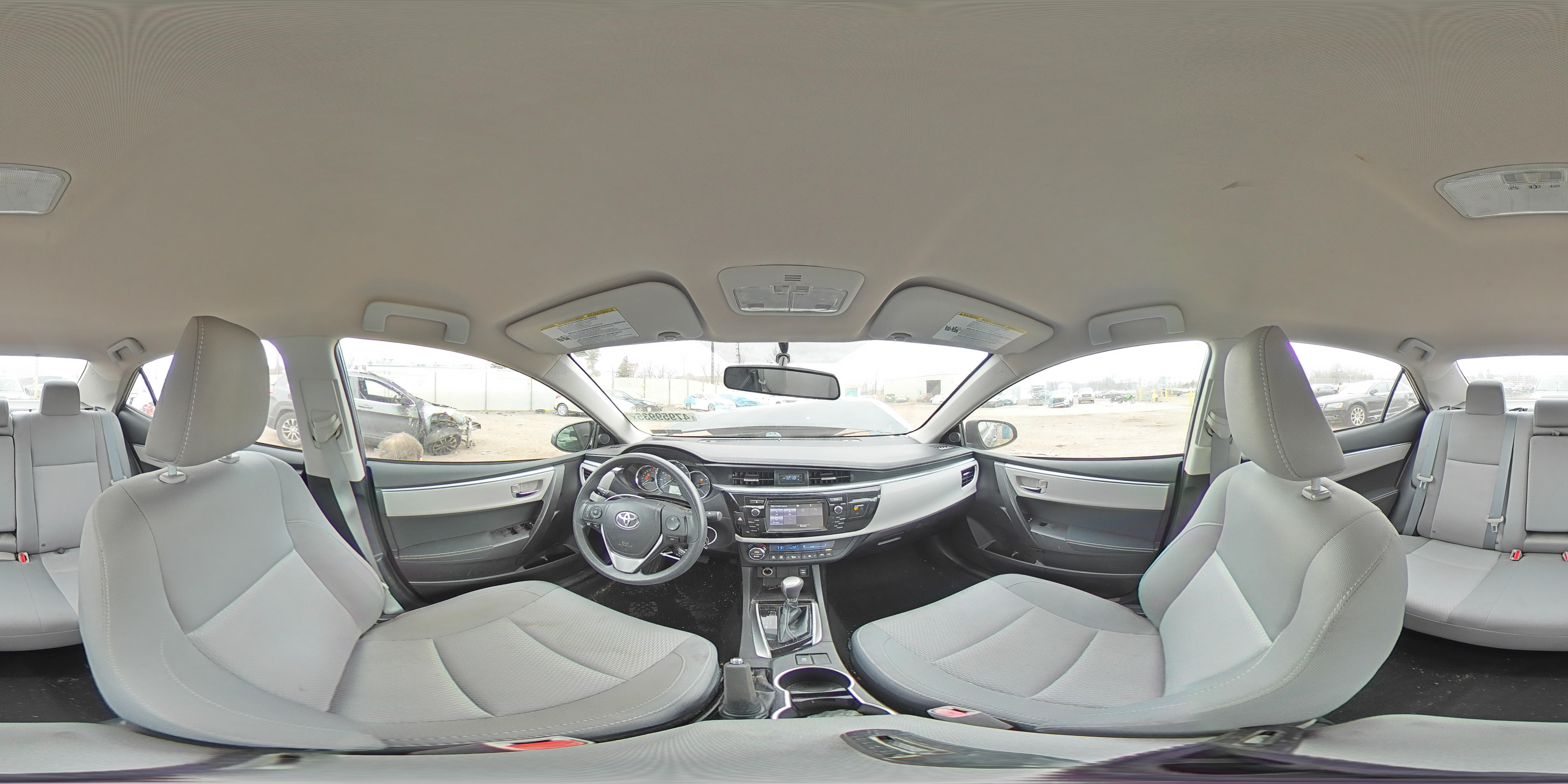 2015 Toyota Corolla VIN 2T1BPRHE9FC294554 Copart auction photo, front end / side damage thumbnail 13