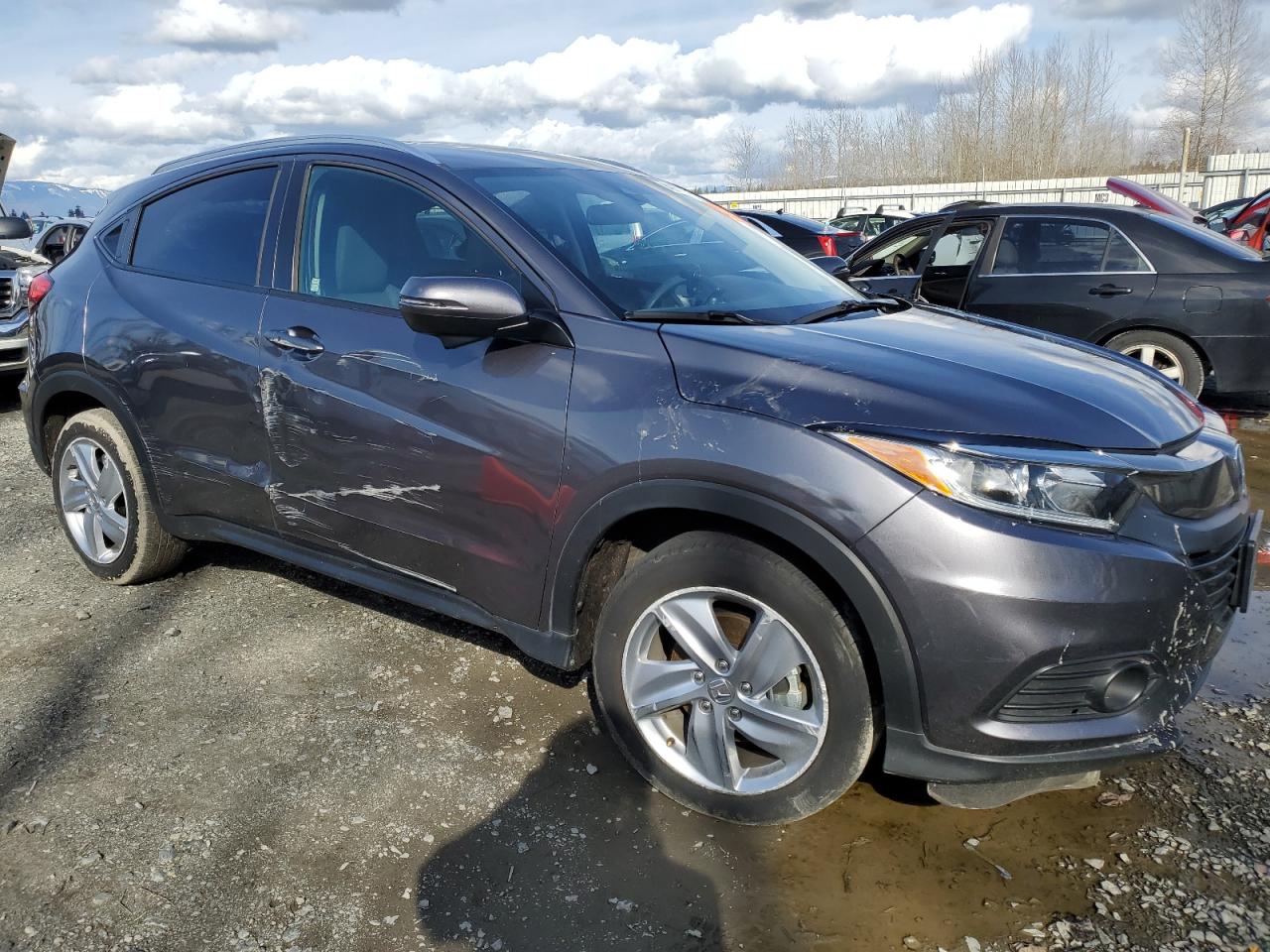 2020 Honda HR-V VIN 3CZRU6H58LM707244 Copart auction photo, side damage thumbnail 4