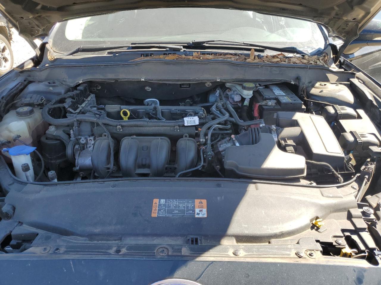 2014 Ford Fusion VIN 3FA6P0H7XER347890 Copart auction photo, side / front end damage thumbnail 14
