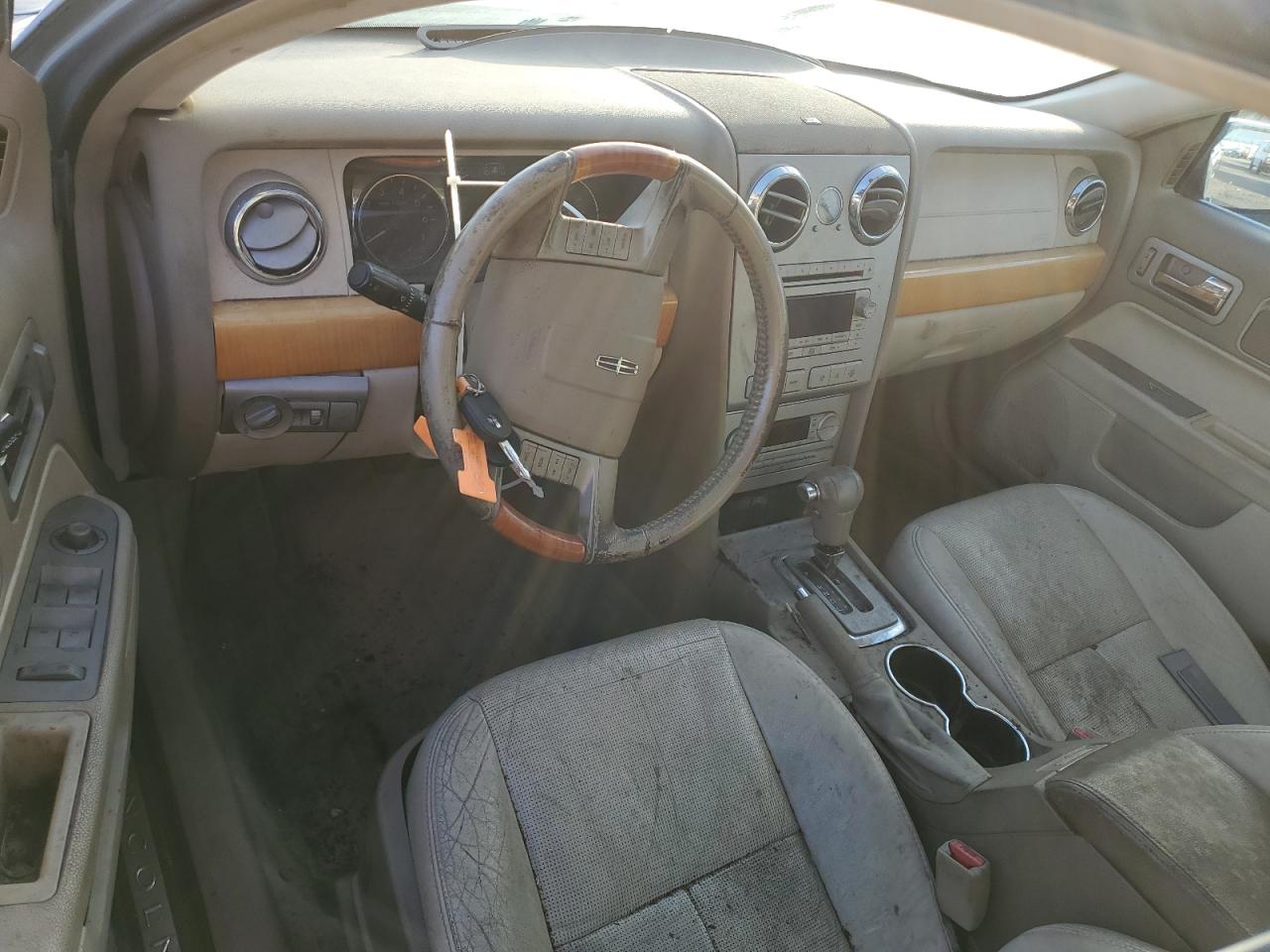 2007 Lincoln MKZ VIN 3LNHM26T17R609186 Copart auction photo, biohazard/chemical damage thumbnail 8