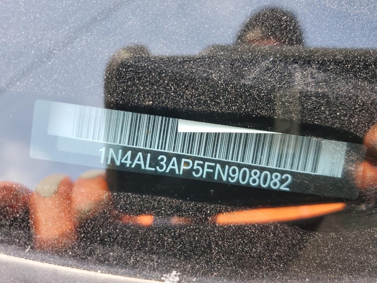 2015 Nissan Altima VIN 1N4AL3AP5FN908082 Copart auction photo, rear end damage thumbnail 13