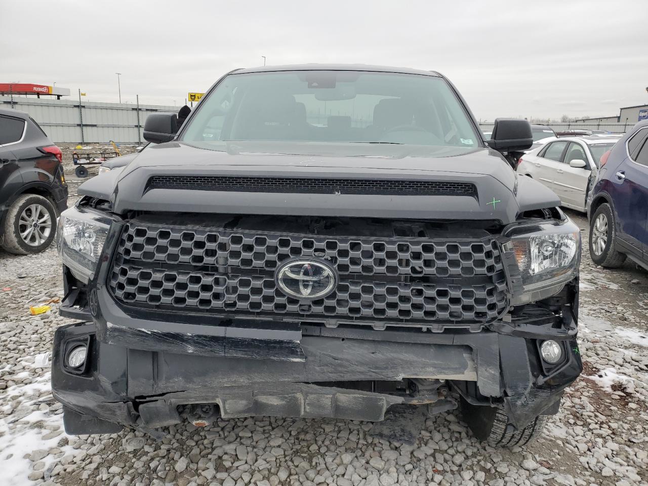 2021 Toyota Tundra VIN 5TFUY5F19MX045135 Copart auction photo, front end damage thumbnail 5