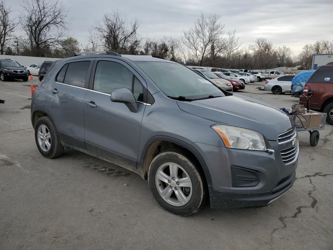 2015 Chevrolet Trax VIN KL7CJRSB3FB101296 Copart auction photo, burn - interior damage thumbnail 4