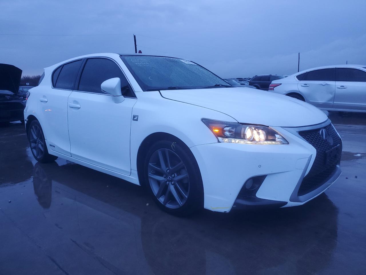2015 Lexus CT VIN JTHKD5BHXF2228824 Copart auction photo, side damage thumbnail 4