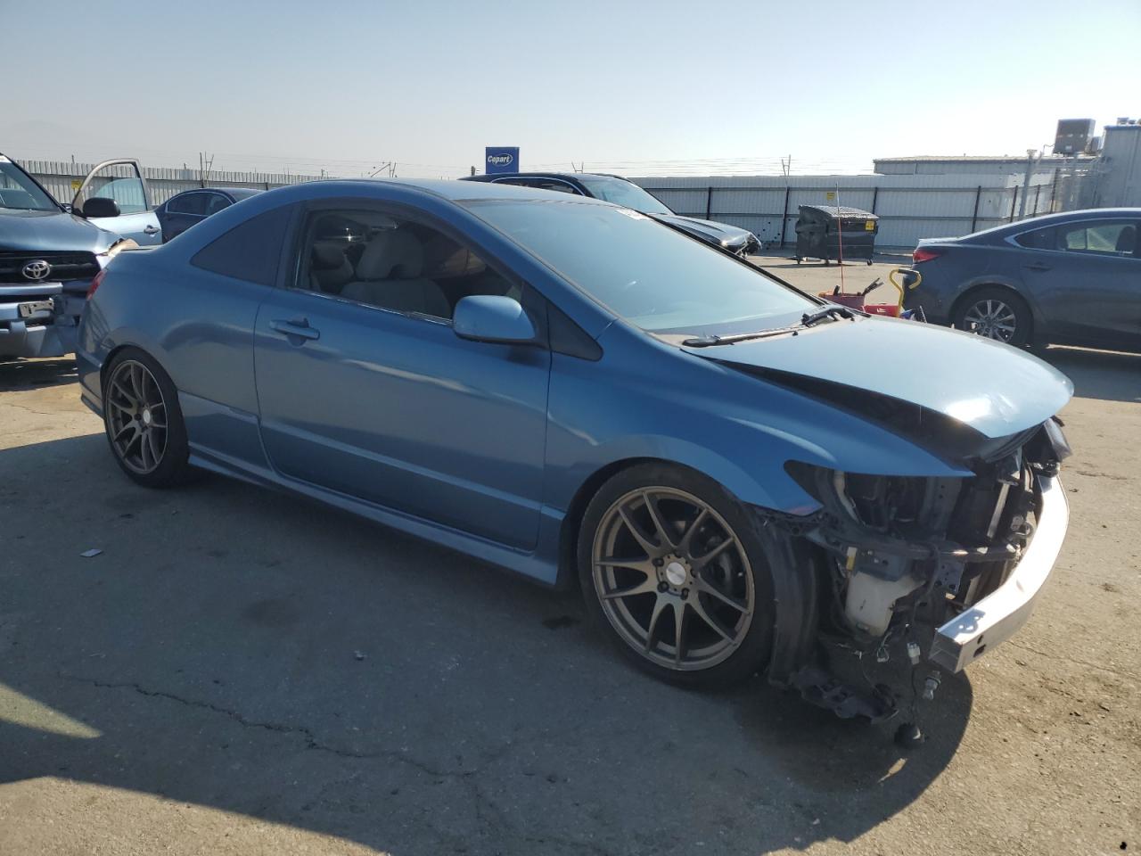 2006 Honda Civic VIN 2HGFG11616H583117 Copart auction photo, front end / rear end damage thumbnail 4