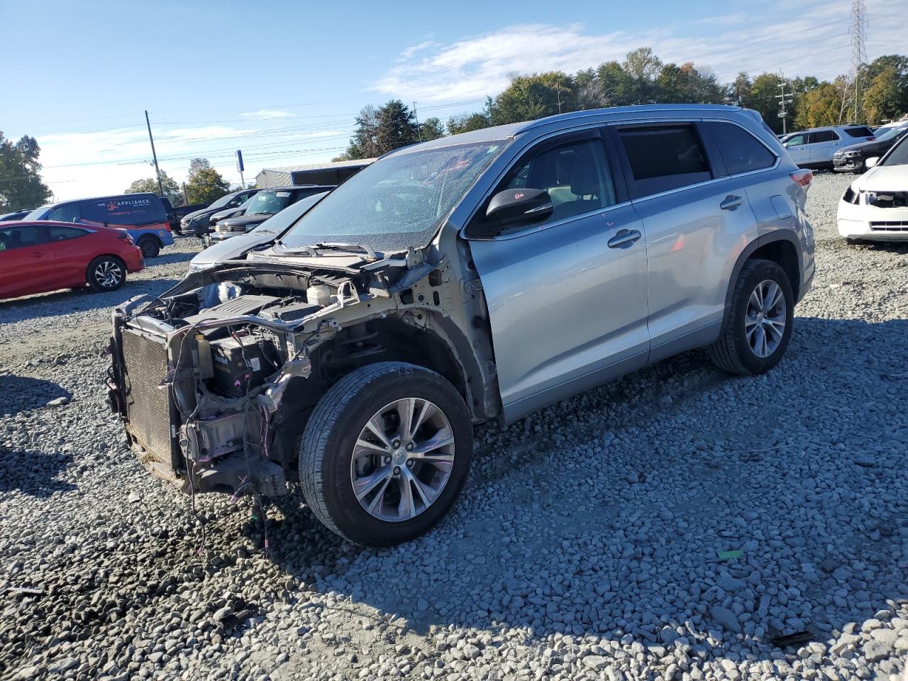 2015 Toyota Highlander VIN 5TDKKRFH3FS060302