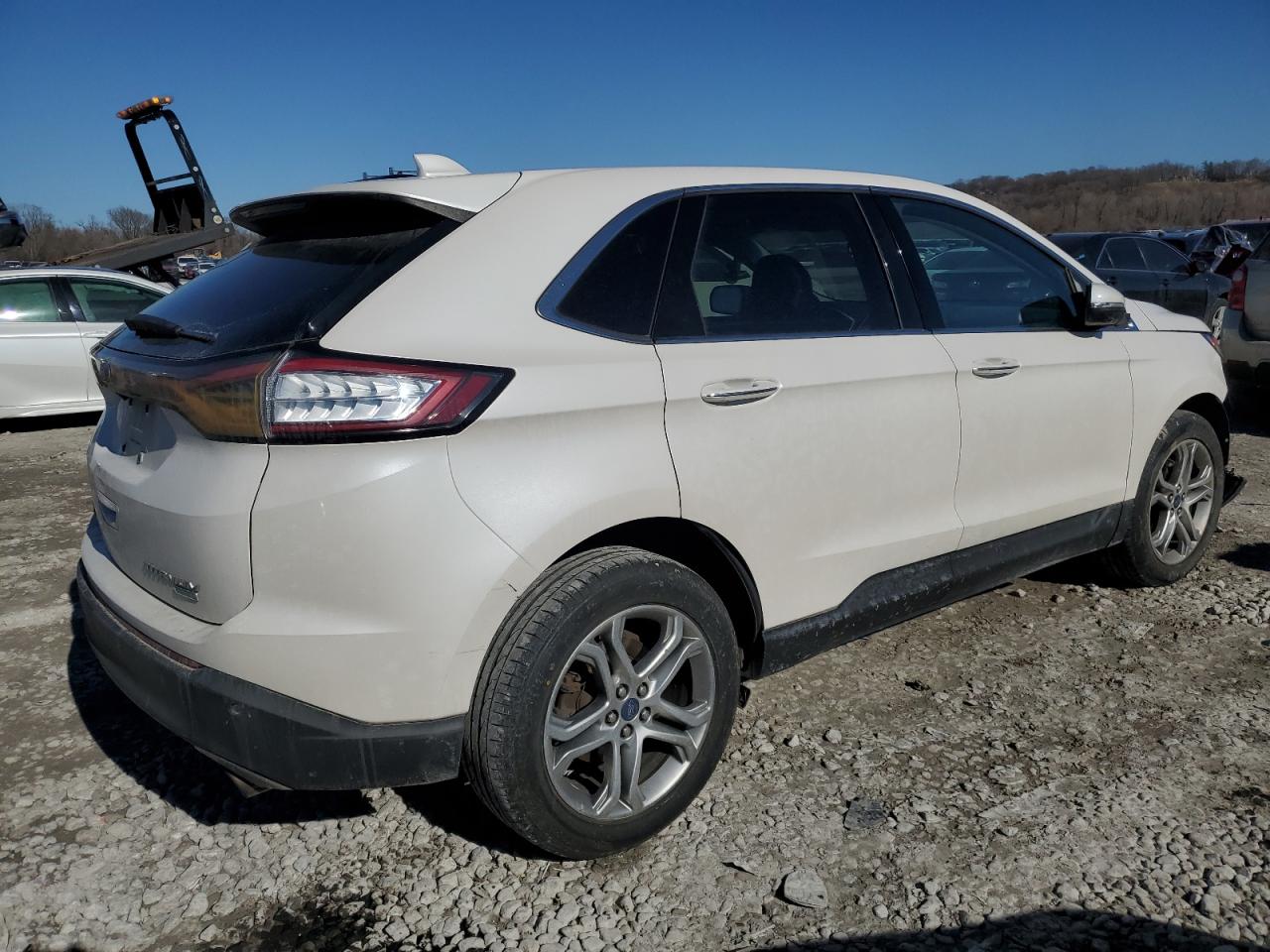 2016 Ford Edge VIN 2FMPK3K95GBB13422 Copart auction photo, front end damage thumbnail 3