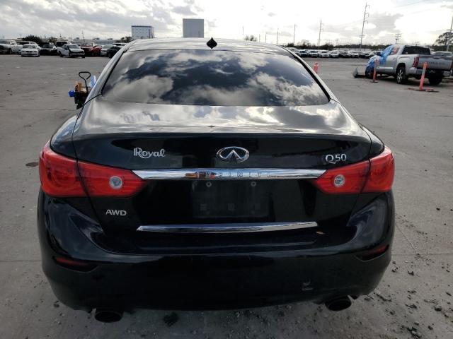 2015 Infiniti Q50 VIN JN1BV7AR3FM421361 Copart auction photo, all over damage thumbnail 6
