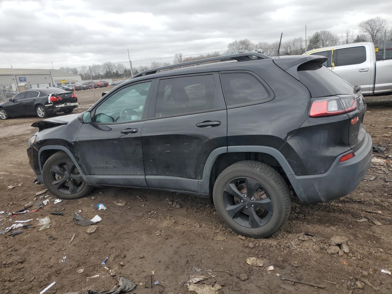 2019 Jeep Grand Cherokee VIN 1C4PJMLB4KD390399 Copart auction photo, front end / side damage thumbnail 2