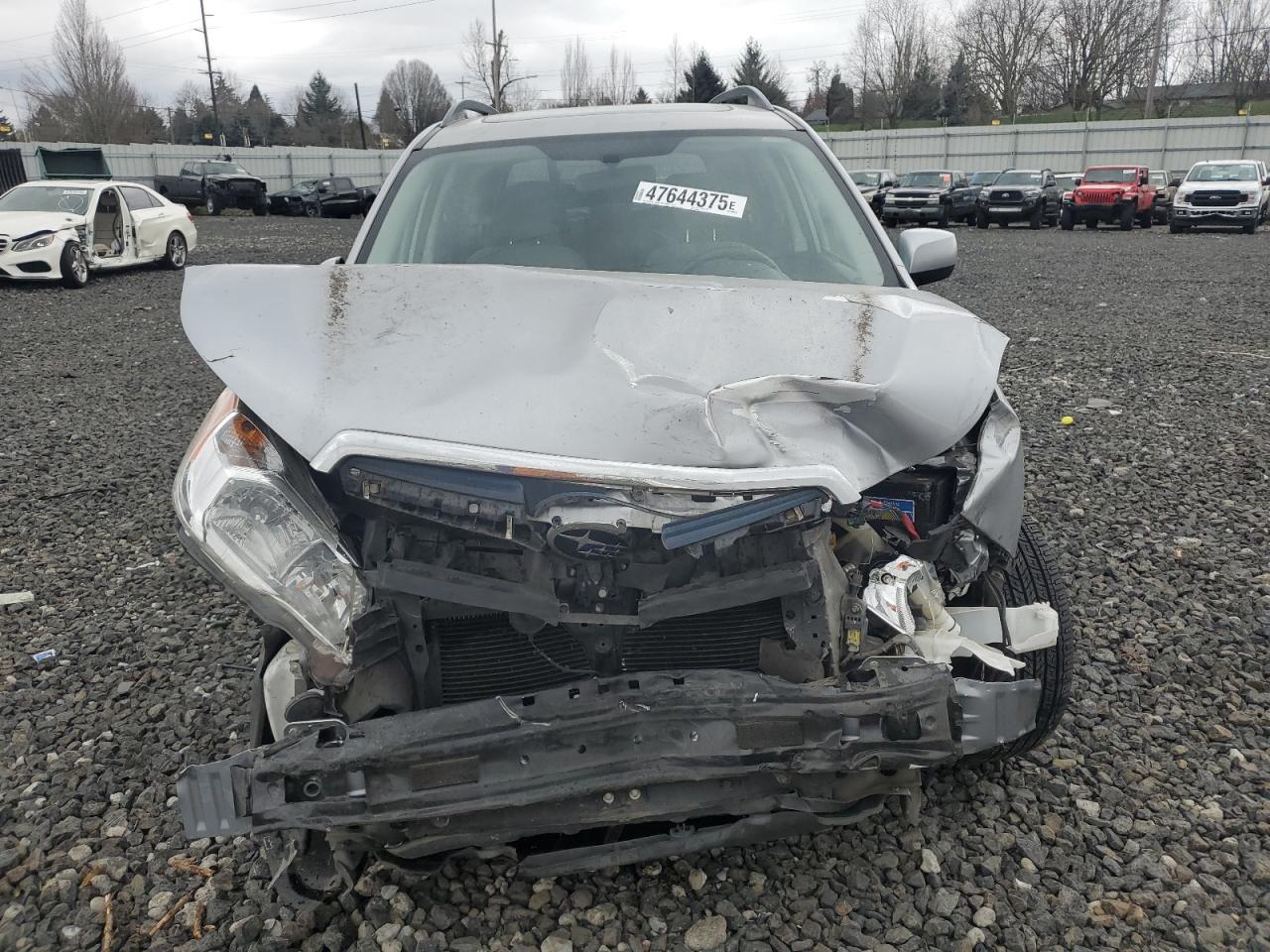 2014 Subaru Forester VIN JF2SJAEC0EH407910 Copart auction photo, front end damage thumbnail 5