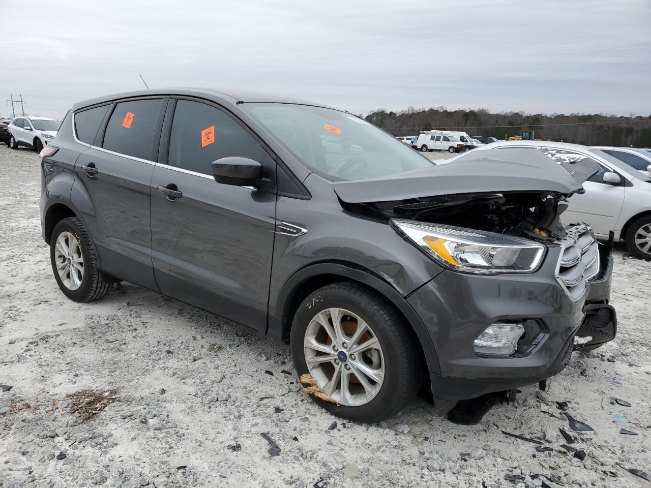 2017 Ford Escape VIN 1FMCU0GD3HUD72149 Copart auction photo, front end damage thumbnail 4