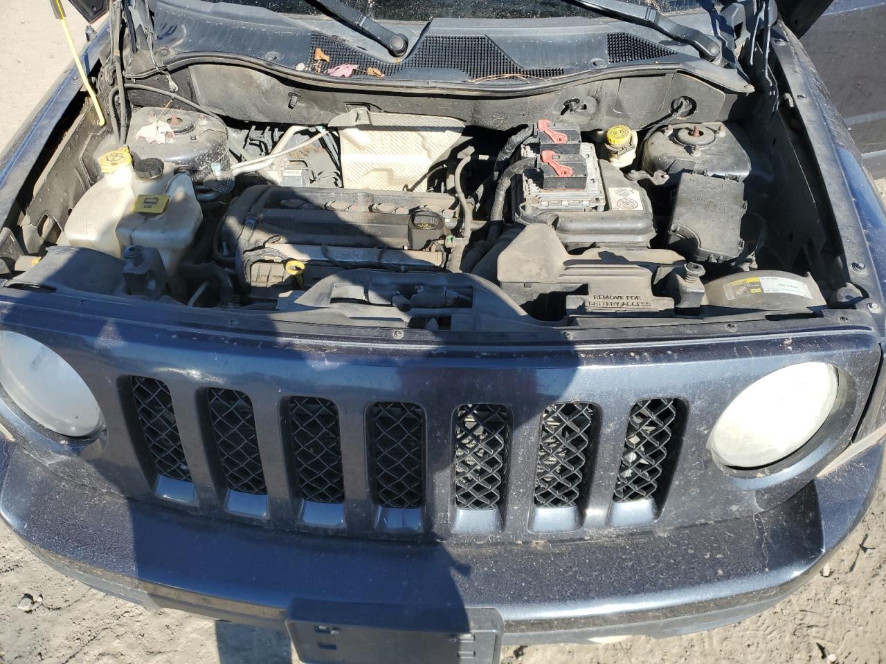 2014 Jeep Liberty (Patriot) VIN 1C4NJPBA2ED593703 Copart auction photo, rear end / side damage thumbnail 13