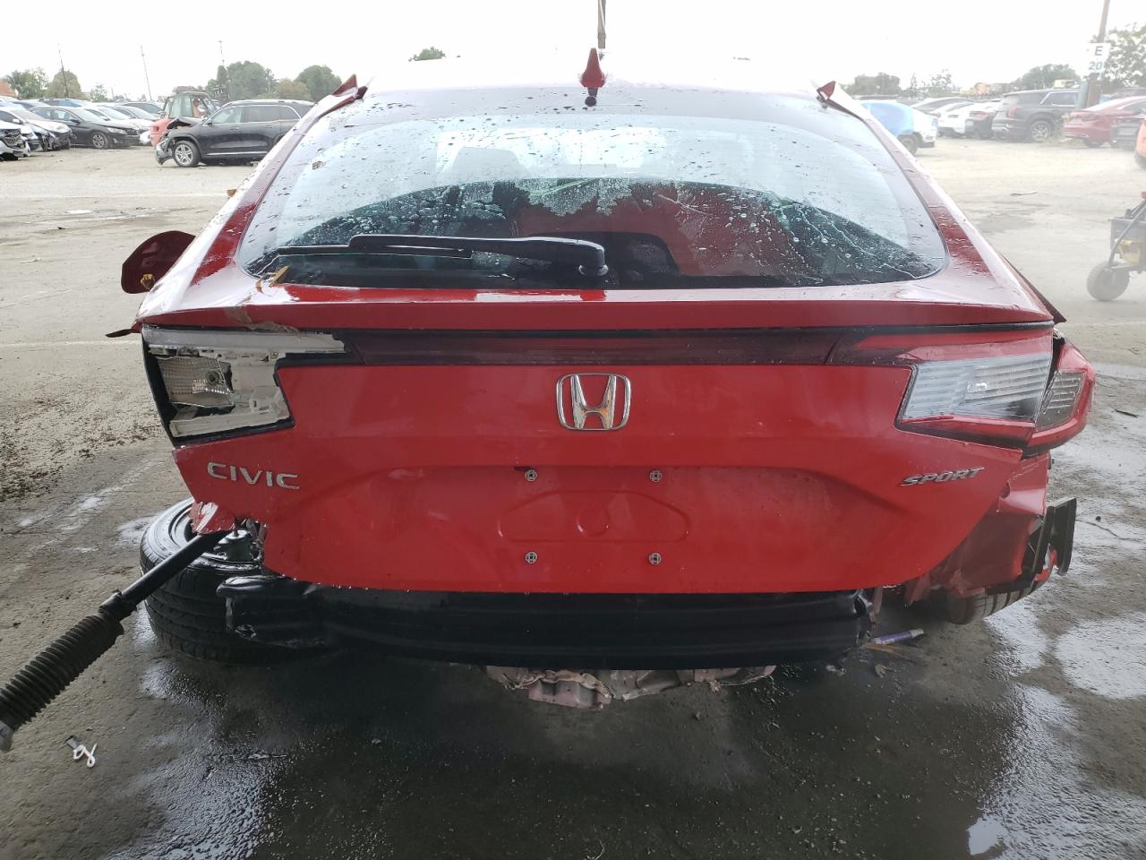 2023 Honda Civic VIN 19XFL2H86PE014669 Copart auction photo, rear end / front end damage thumbnail 6