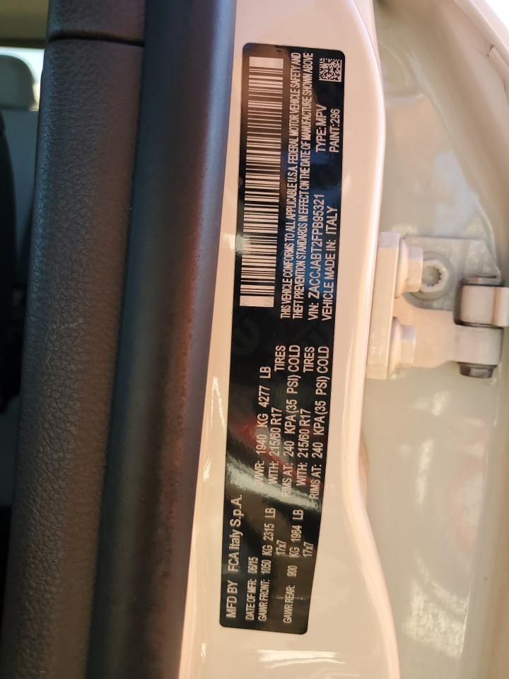 2015 Jeep Renegade VIN ZACCJABT2FPB95321 Copart auction photo, front end damage thumbnail 12