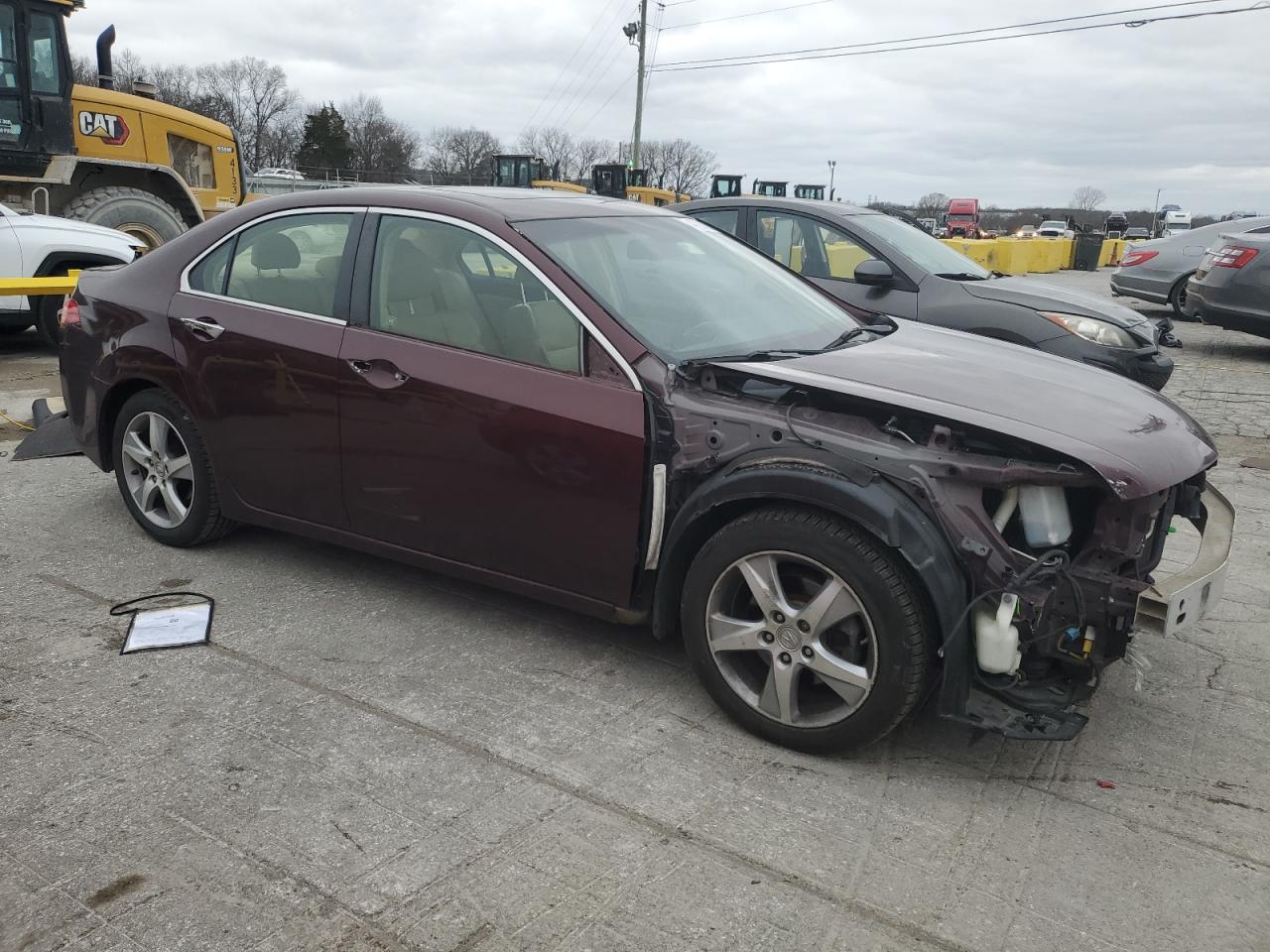 2012 Acura TSX VIN JH4CU2F45CC005123 Copart auction photo, front end damage thumbnail 4