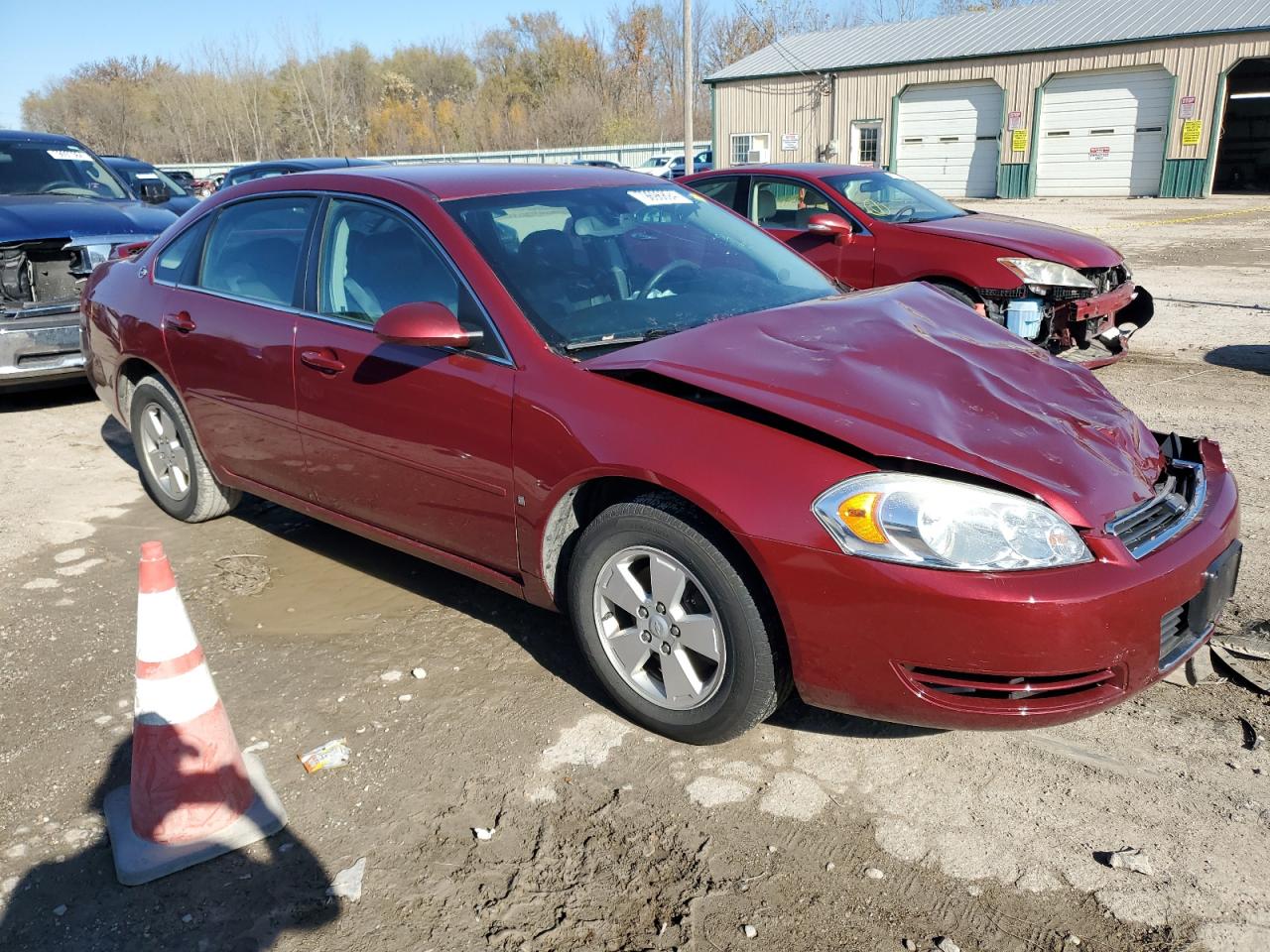 2008 Chevrolet Impala VIN 2G1WT58K681202063 Copart auction photo, front end damage thumbnail 4