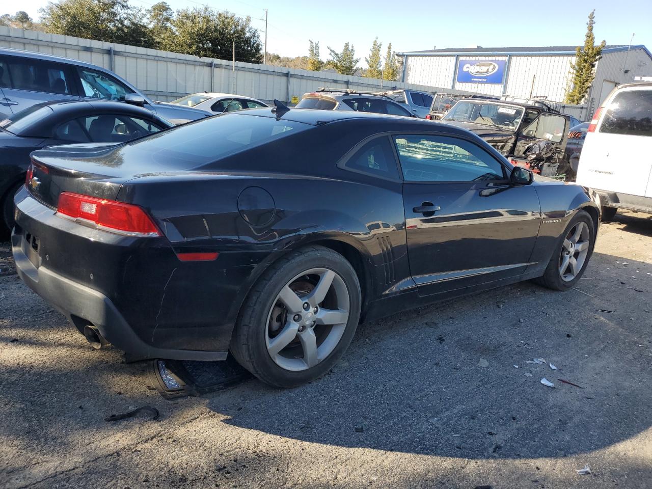 2015 Chevrolet Camaro VIN 2G1FF1E34F9194587 Copart auction photo, side damage thumbnail 3