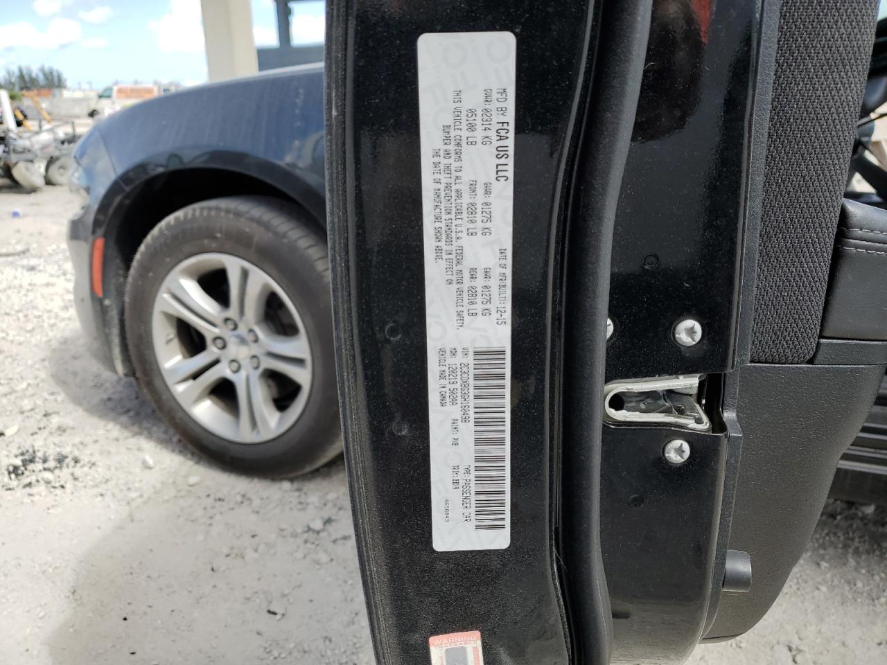 2016 Dodge Charger VIN 2C3CDXBG3GH160498 Copart auction photo, rear end / minor dent/scratches damage thumbnail 13