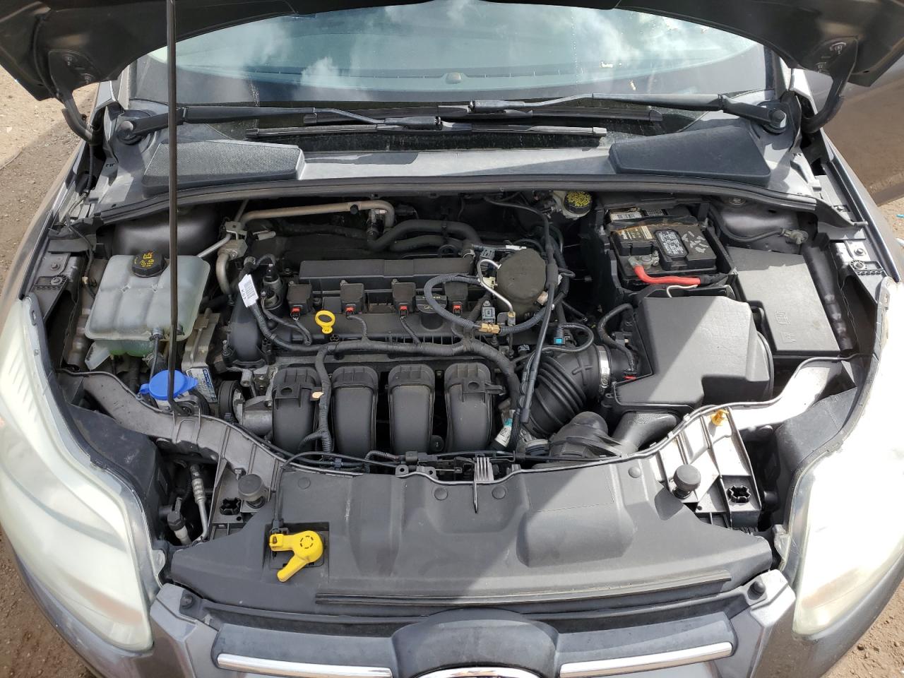 2013 Ford Focus VIN 1FADP3F25DL212233 Copart auction photo, rear end damage thumbnail 11