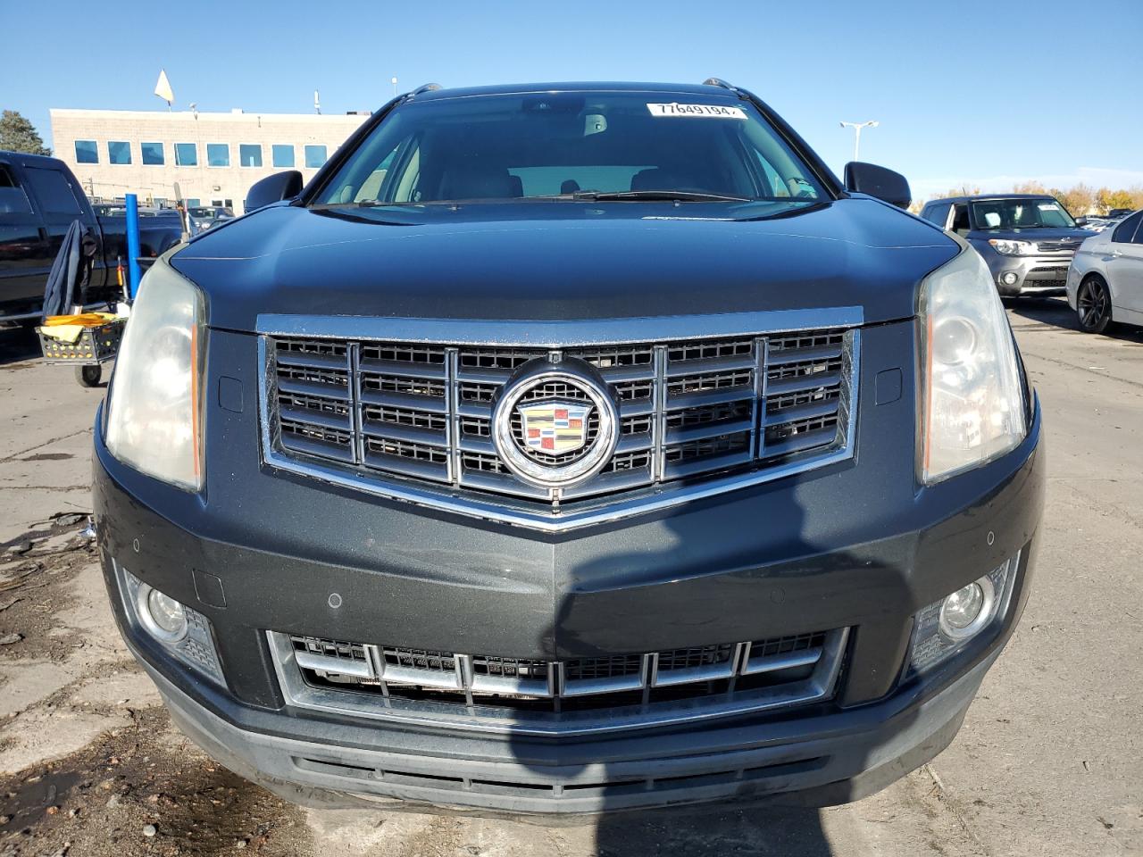 2014 Cadillac SRX VIN 3GYFNGE30ES632613 Copart auction photo, rear end / hail damage thumbnail 5