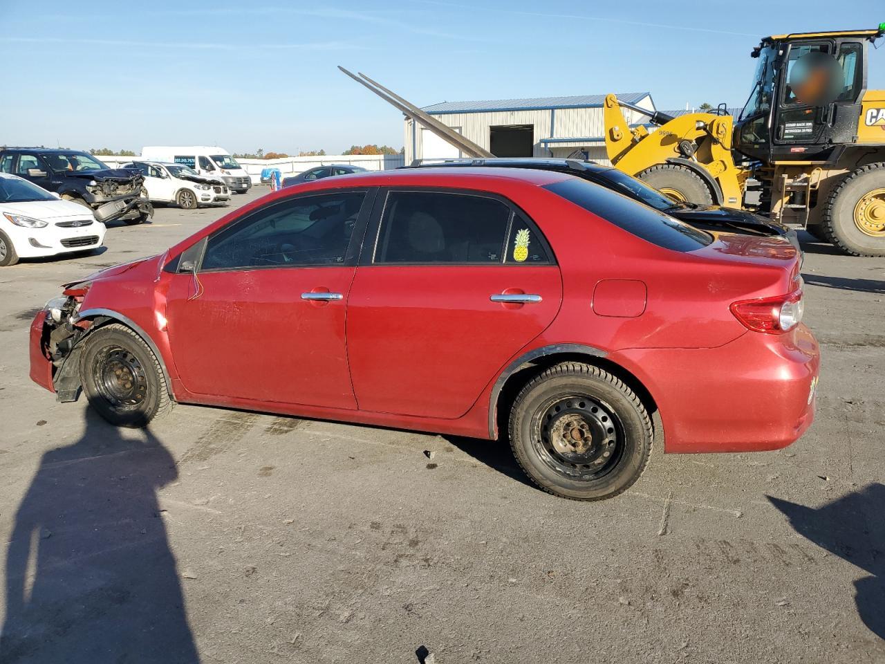 2011 Toyota Corolla VIN 2T1BU4EE6BC660660 Copart auction photo, front end / side damage thumbnail 2