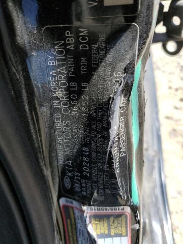 2013 KIA Rio VIN KNADM4A30D6310266 Copart auction photo, side damage thumbnail 13
