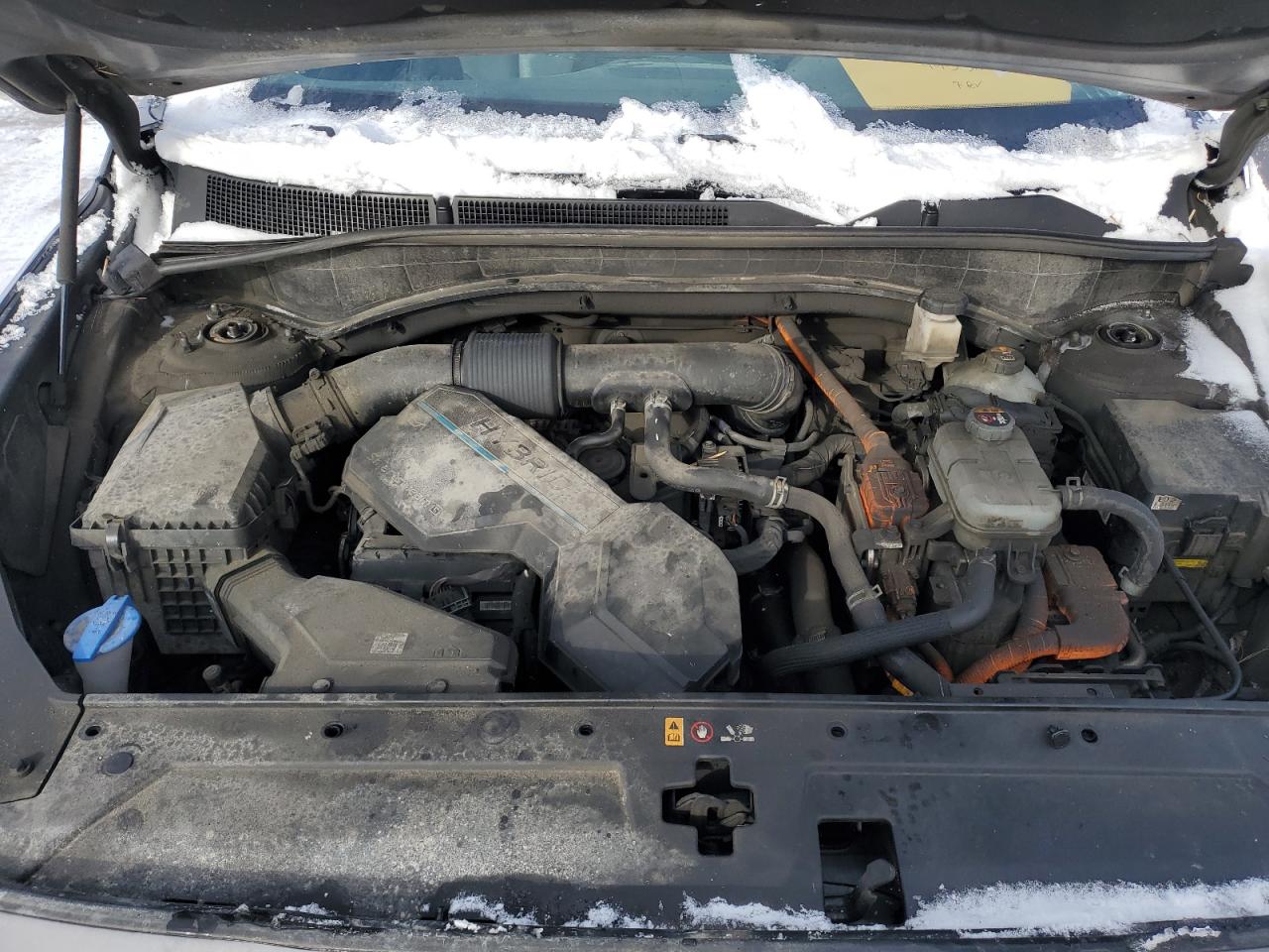 2021 Hyundai Santa Fe VIN KM8S3DA16MU007267 Copart auction photo, front end damage thumbnail 11