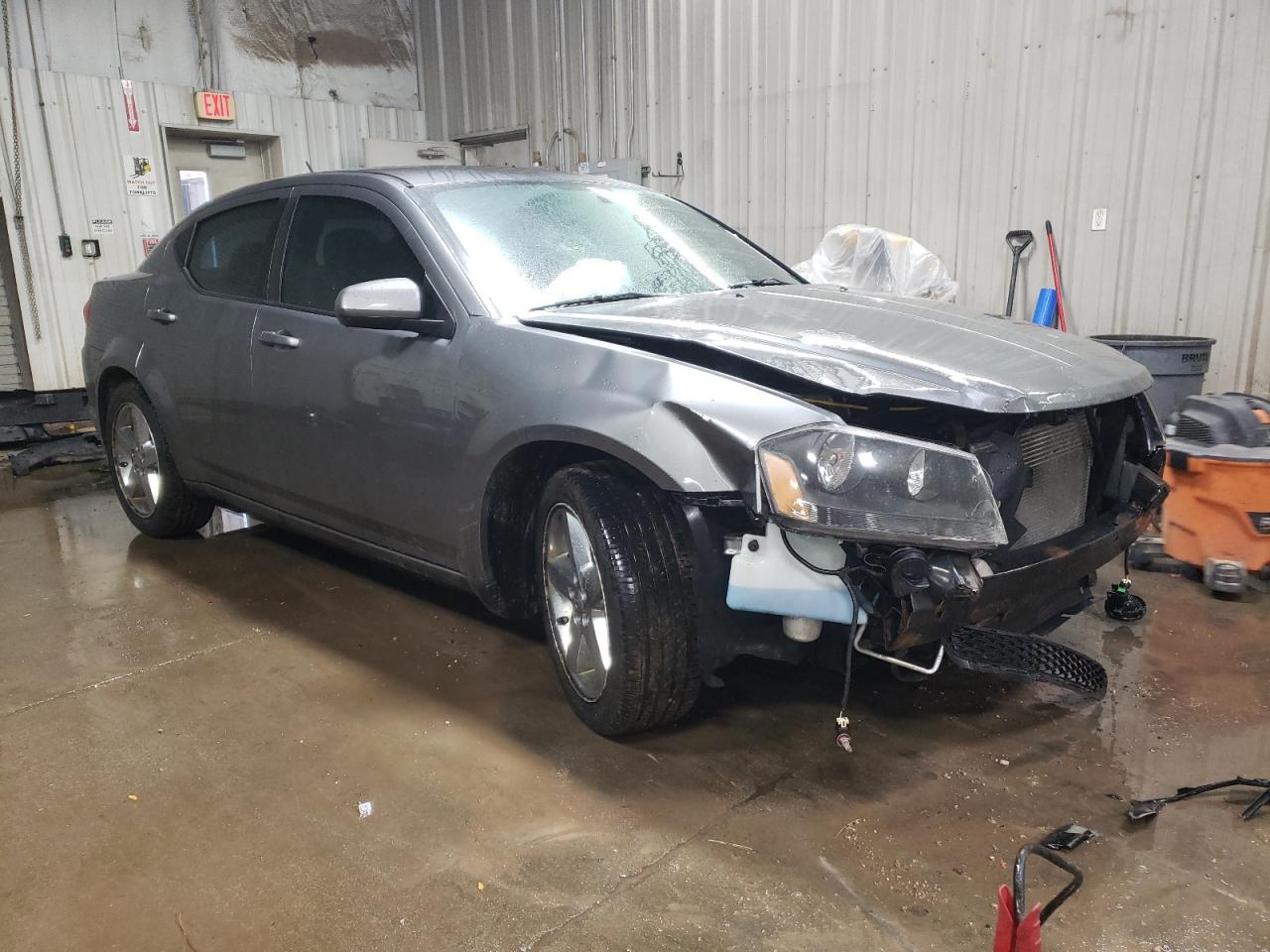 2013 Dodge Avenger VIN 1C3CDZCB9DN541158 Copart auction photo, front end damage thumbnail 4