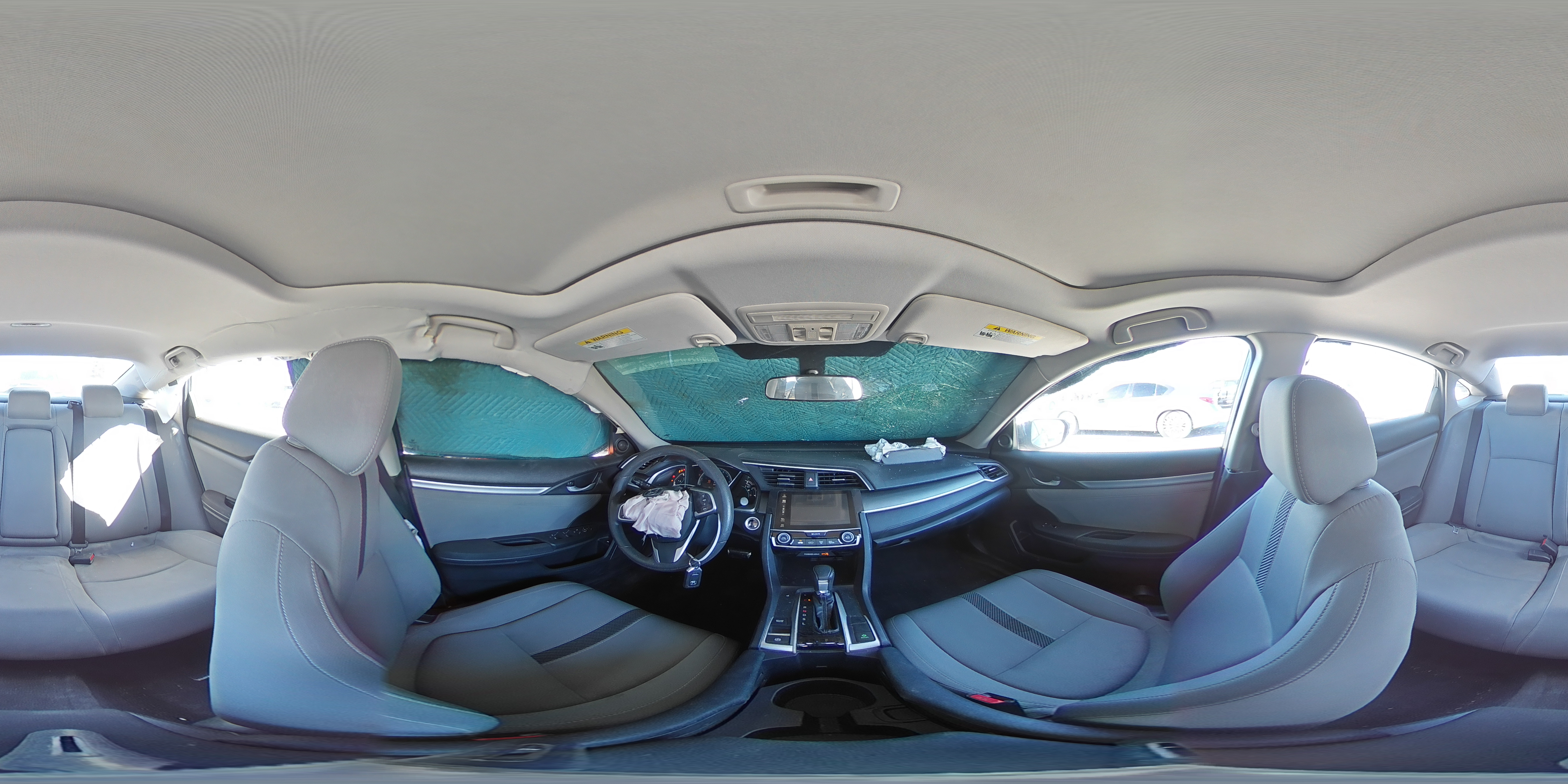 2018 Honda Civic VIN 19XFC2F72JE011771 Copart auction photo, front end damage thumbnail 13