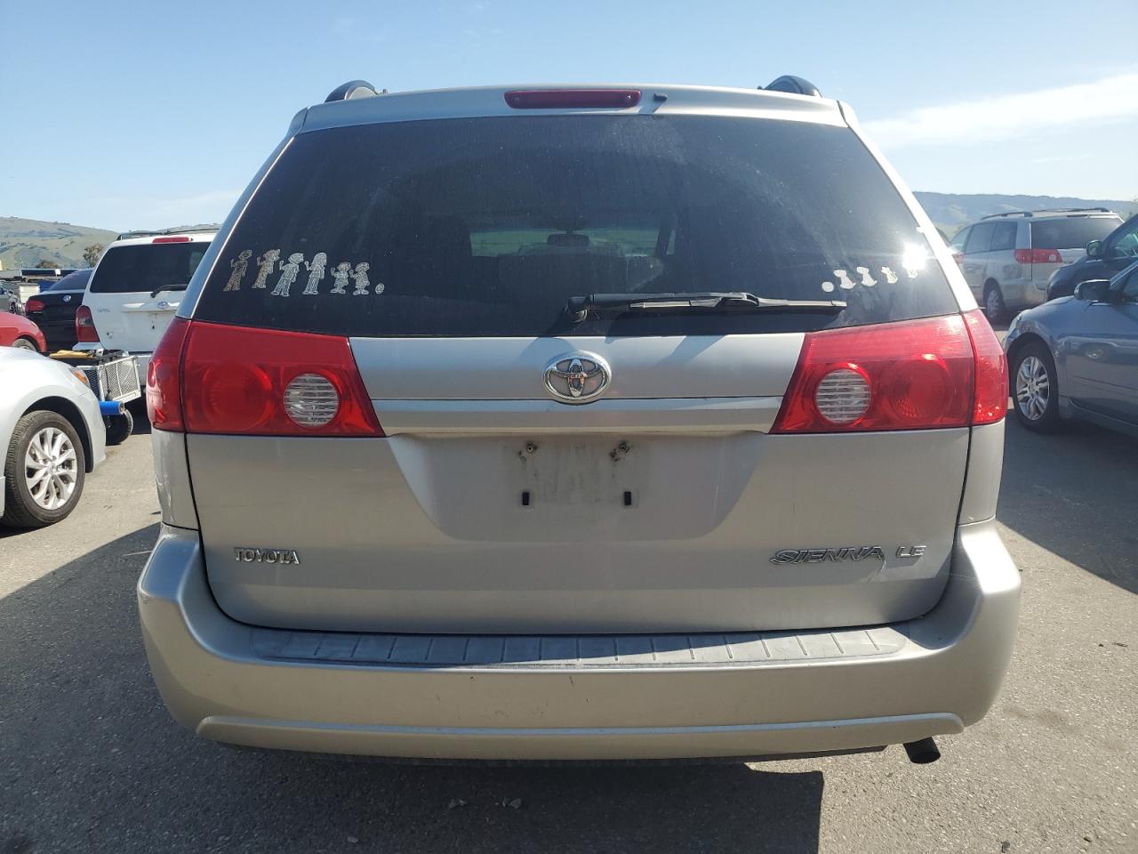 2006 Toyota Sienna VIN 5TDZA23C86S469980 Copart auction photo, front end / side damage thumbnail 6