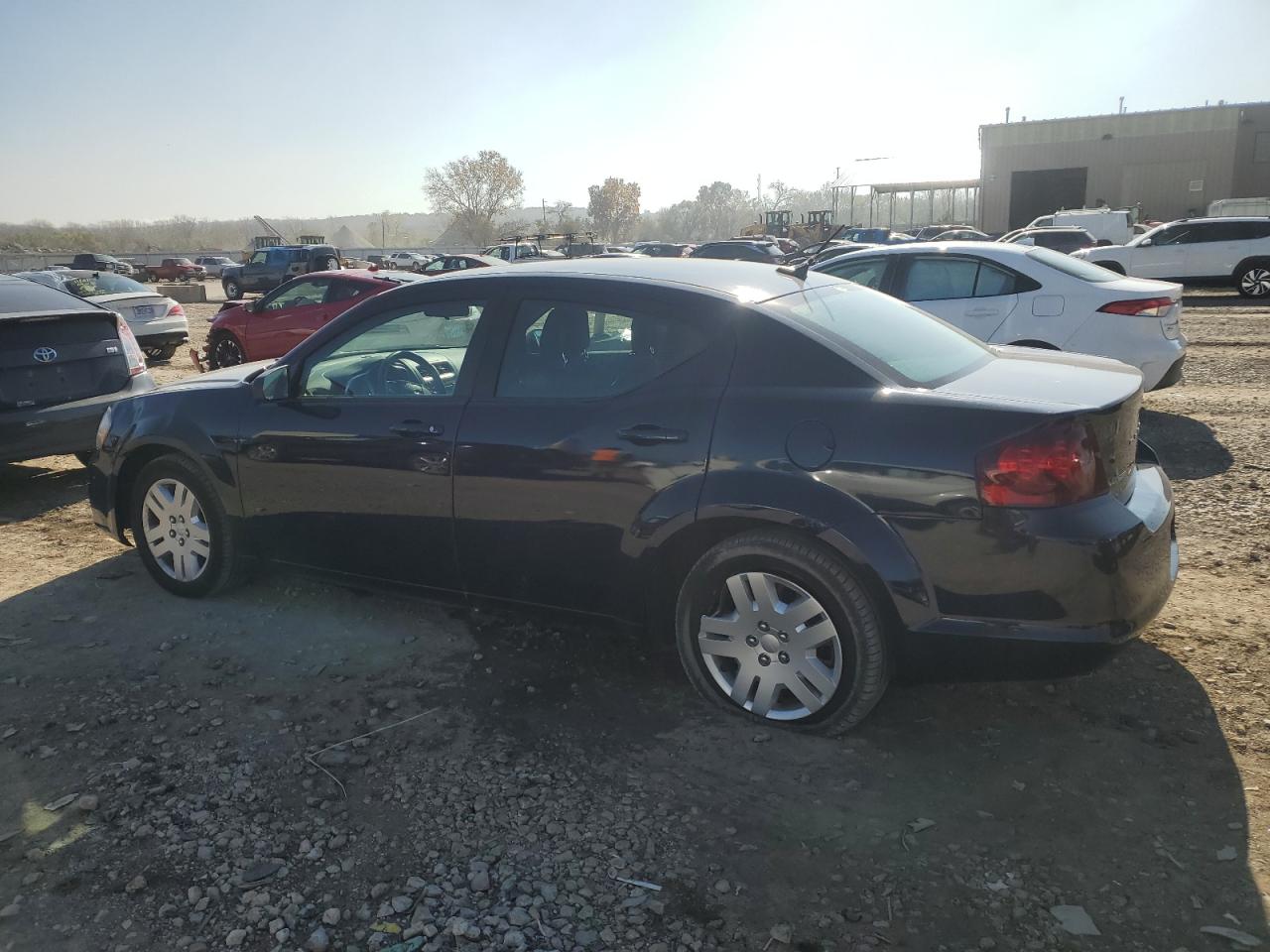 2014 Dodge Avenger VIN 1C3CDZAB9EN166165 Copart auction photo, side damage thumbnail 2