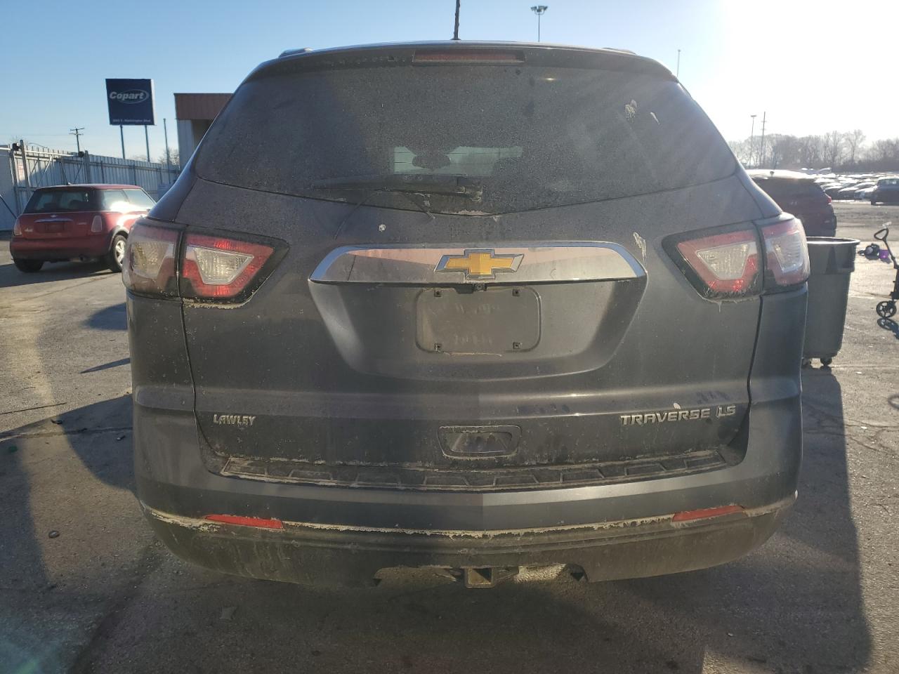 2014 Chevrolet Traverse VIN 1GNKRFED7EJ243343 Copart auction photo, front end damage thumbnail 6