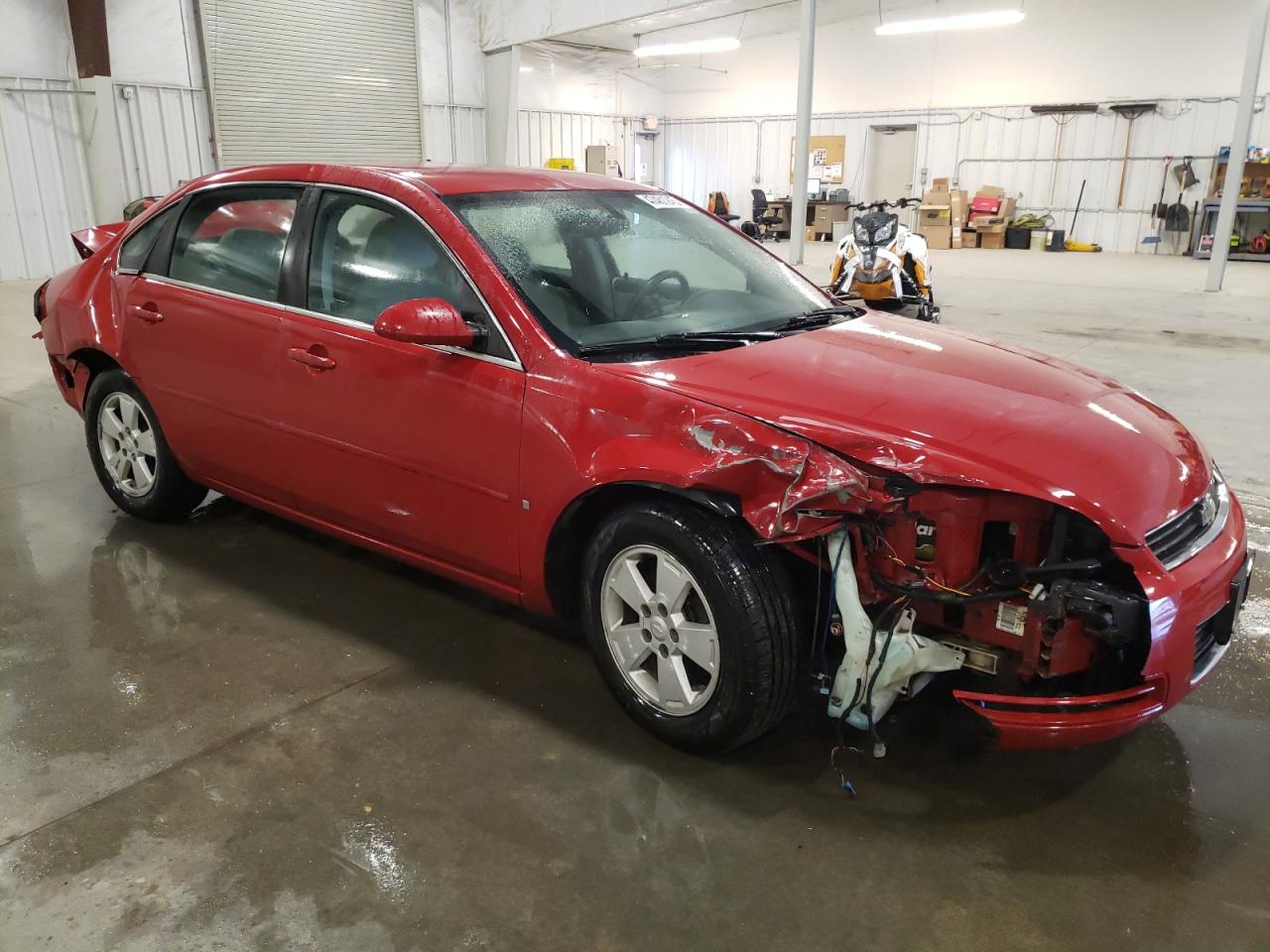 2008 Chevrolet Impala VIN 2G1WT55N081301024 Copart auction photo, front end / rear end damage thumbnail 4