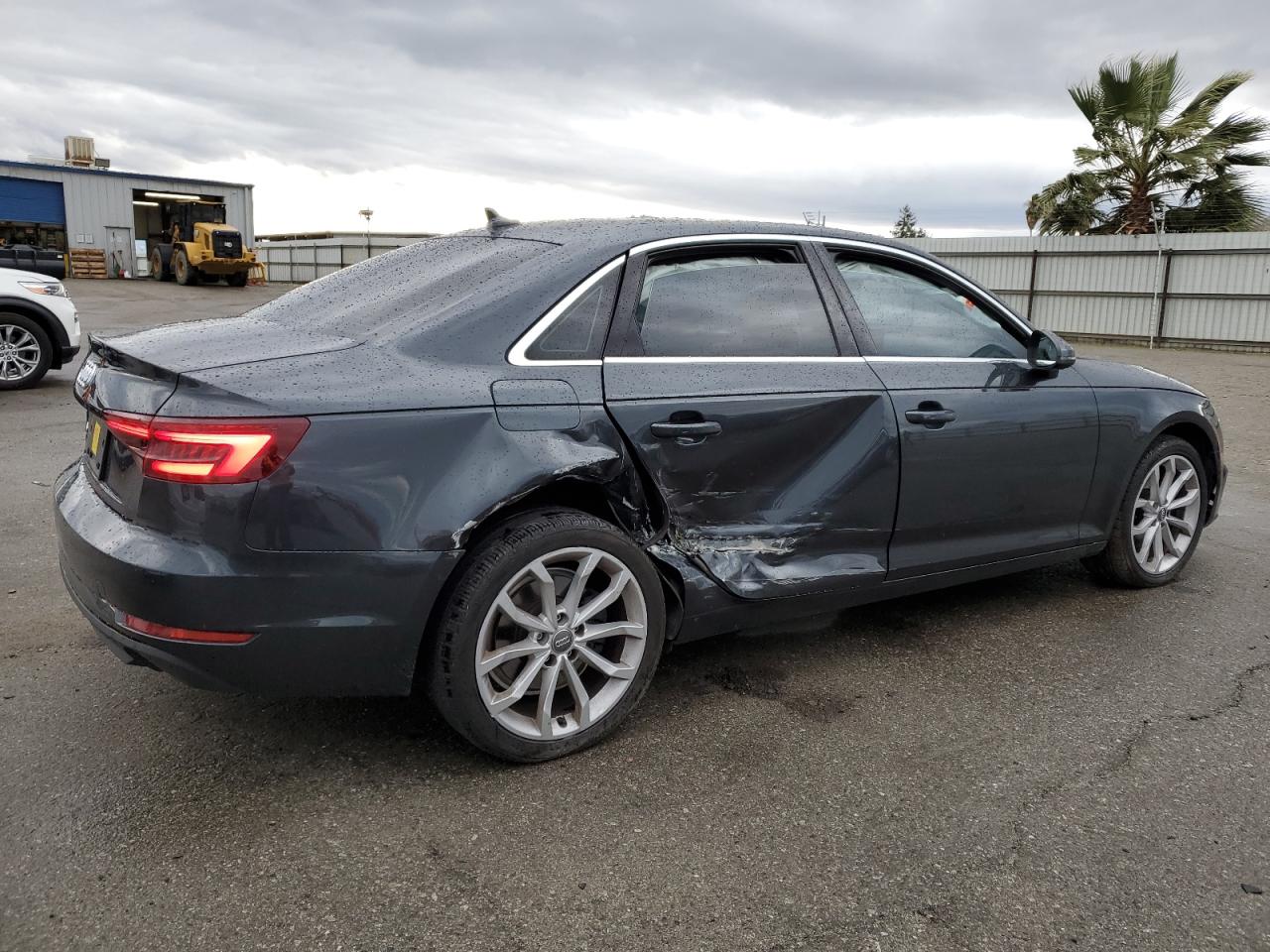 2019 Audi A4 VIN WAUGMAF44KN004865 Copart auction photo, side / rear end damage thumbnail 3