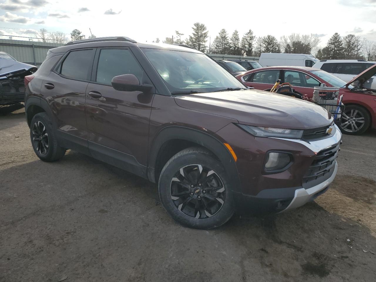 2022 Chevrolet TrailBlazer VIN KL79MRSL0NB135771 Copart auction photo, mechanical / front end damage thumbnail 4