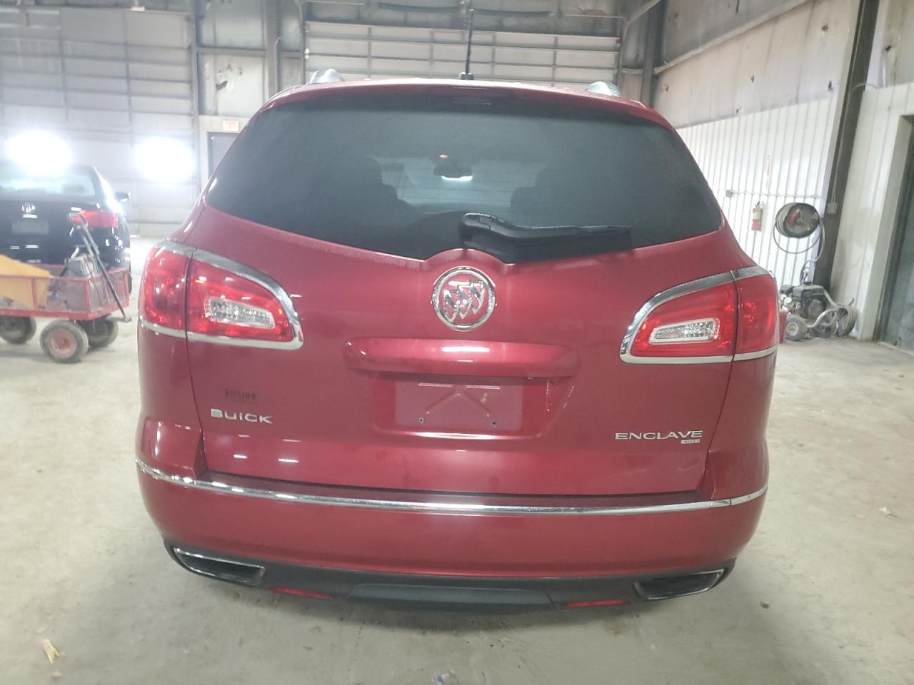 2014 Buick Enclave VIN 5GAKVAKD8EJ266692 Copart auction photo, front end / side damage thumbnail 6