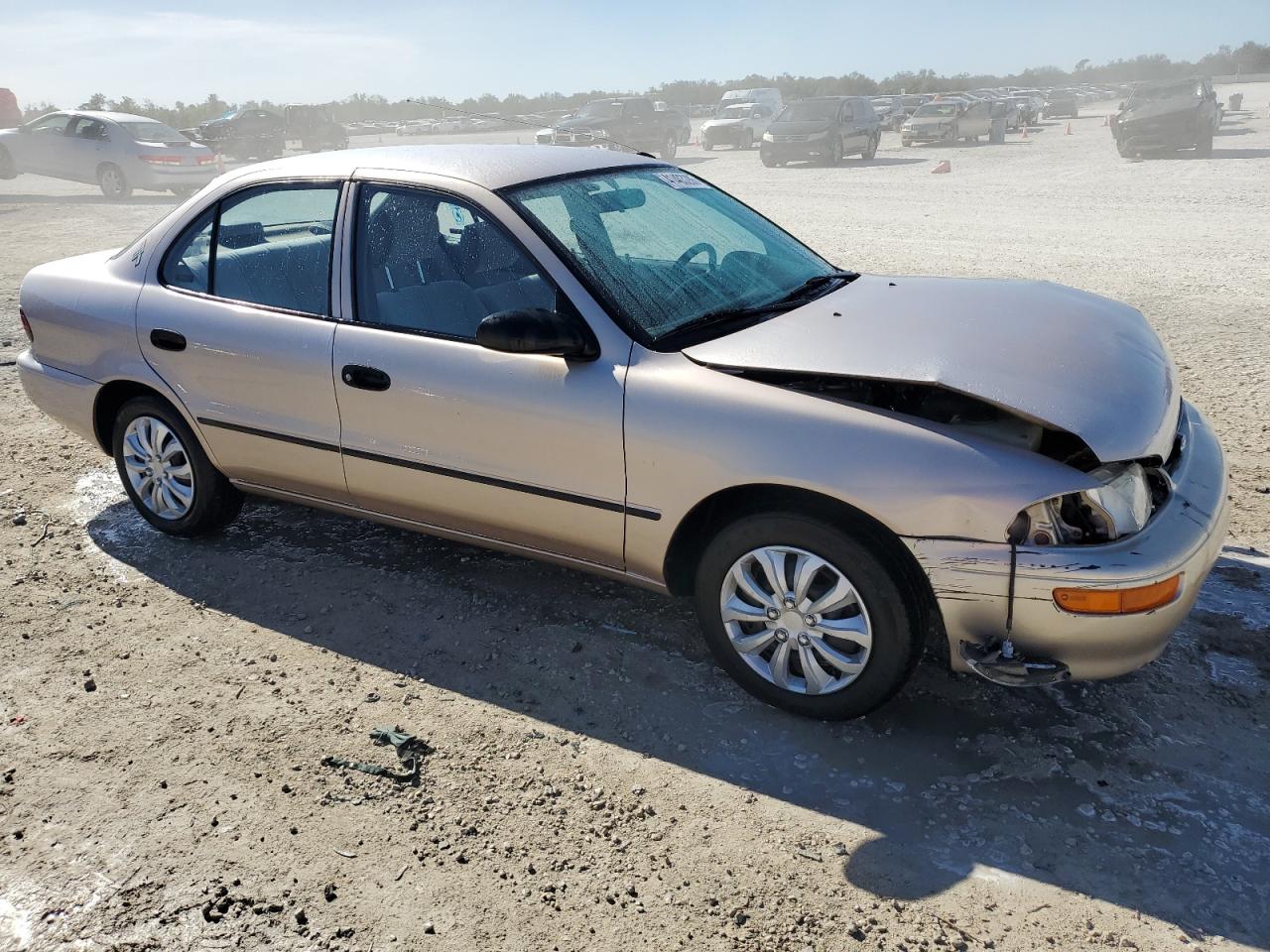 1996 GEO Prizm VIN 1Y1SK5267TZ068437 Copart auction photo, front end damage thumbnail 4