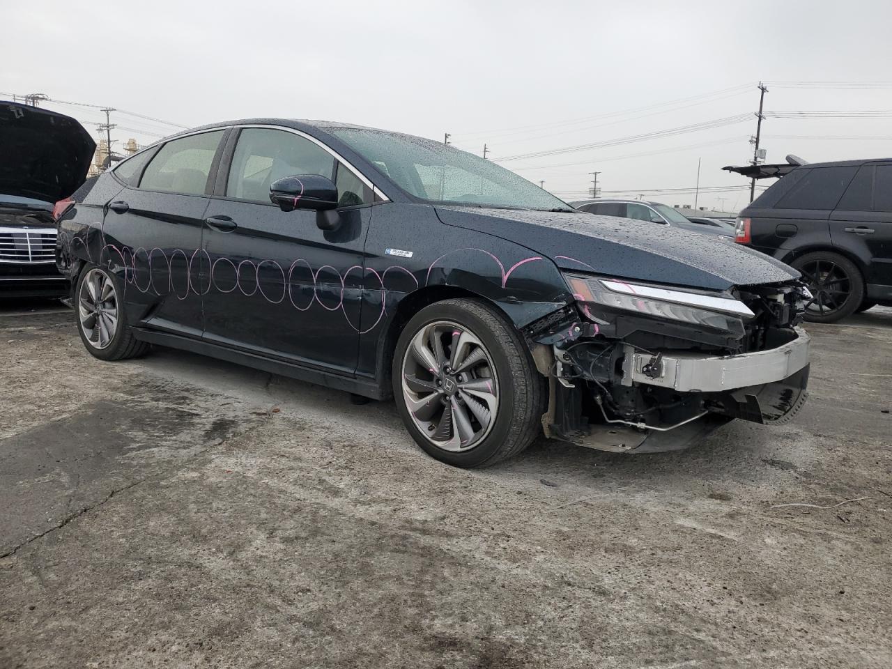 2018 Honda Clarity VIN JHMZC5F30JC014847 Copart auction photo, front end / rear end damage thumbnail 4