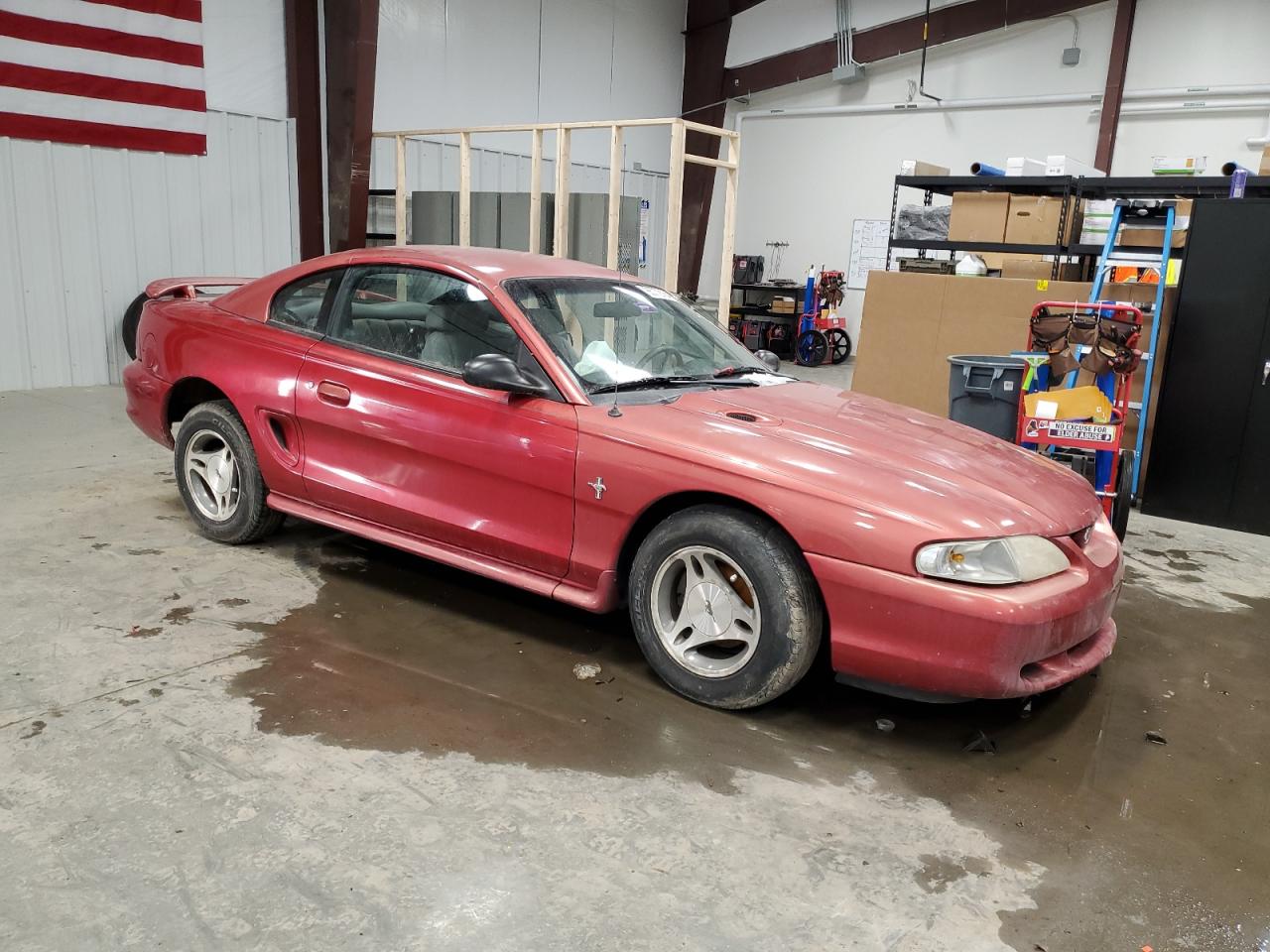 1998 Ford Mustang VIN 1FAFP4045WF176361 Copart auction photo, front end damage thumbnail 4
