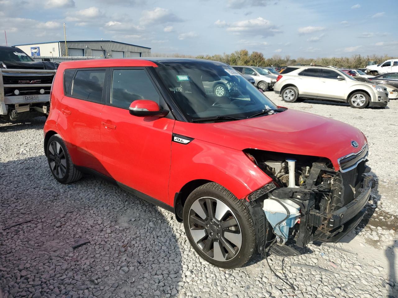 2015 KIA Soul VIN KNDJX3A5XF7762487 Copart auction photo, front end damage thumbnail 4
