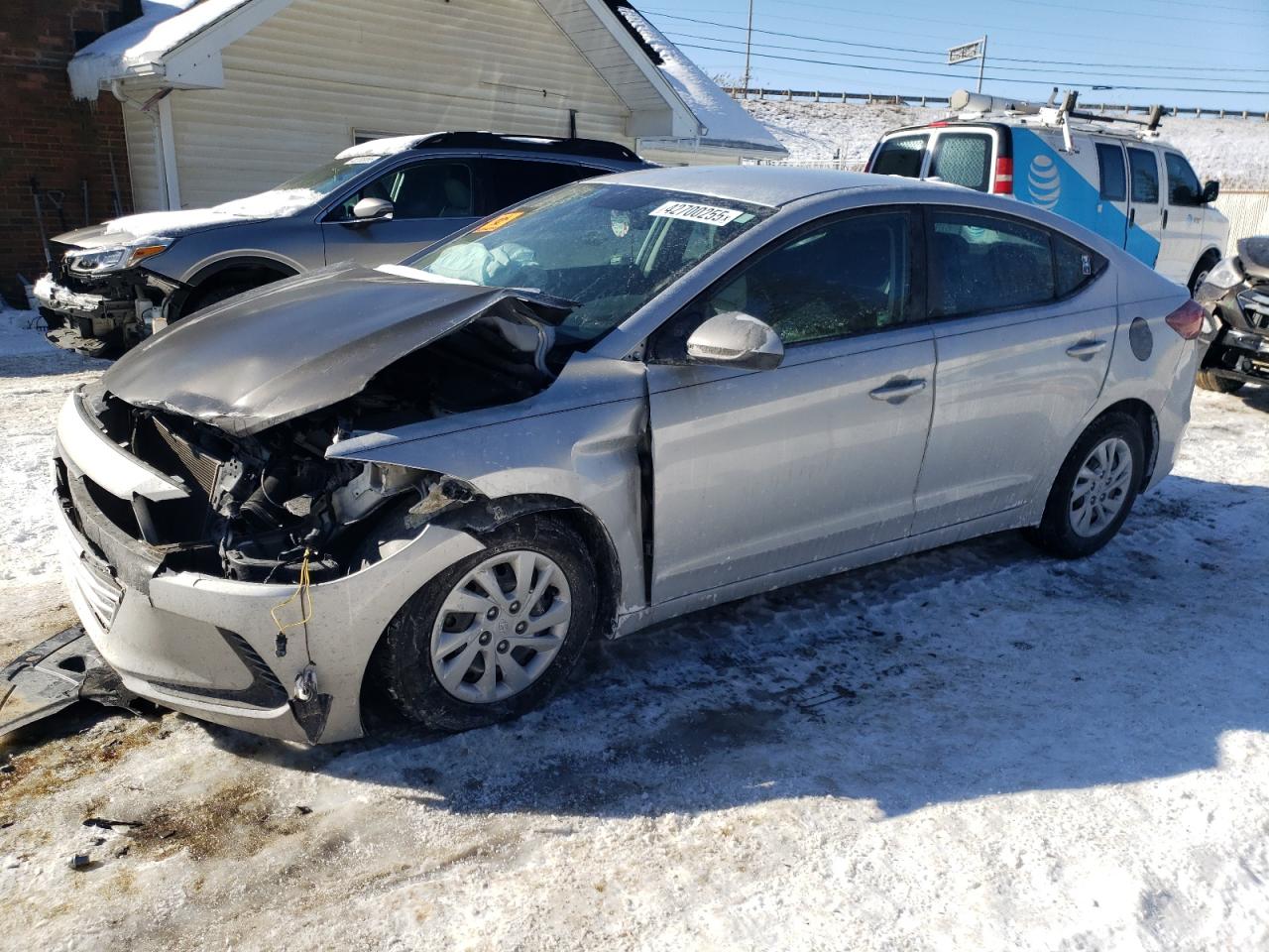 2018 Hyundai Elantra VIN 5NPD74LF7JH393312