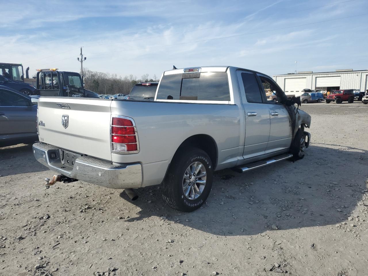 2016 RAM 1500 VIN 1C6RR6GG6GS208442 Copart auction photo, burn damage thumbnail 3
