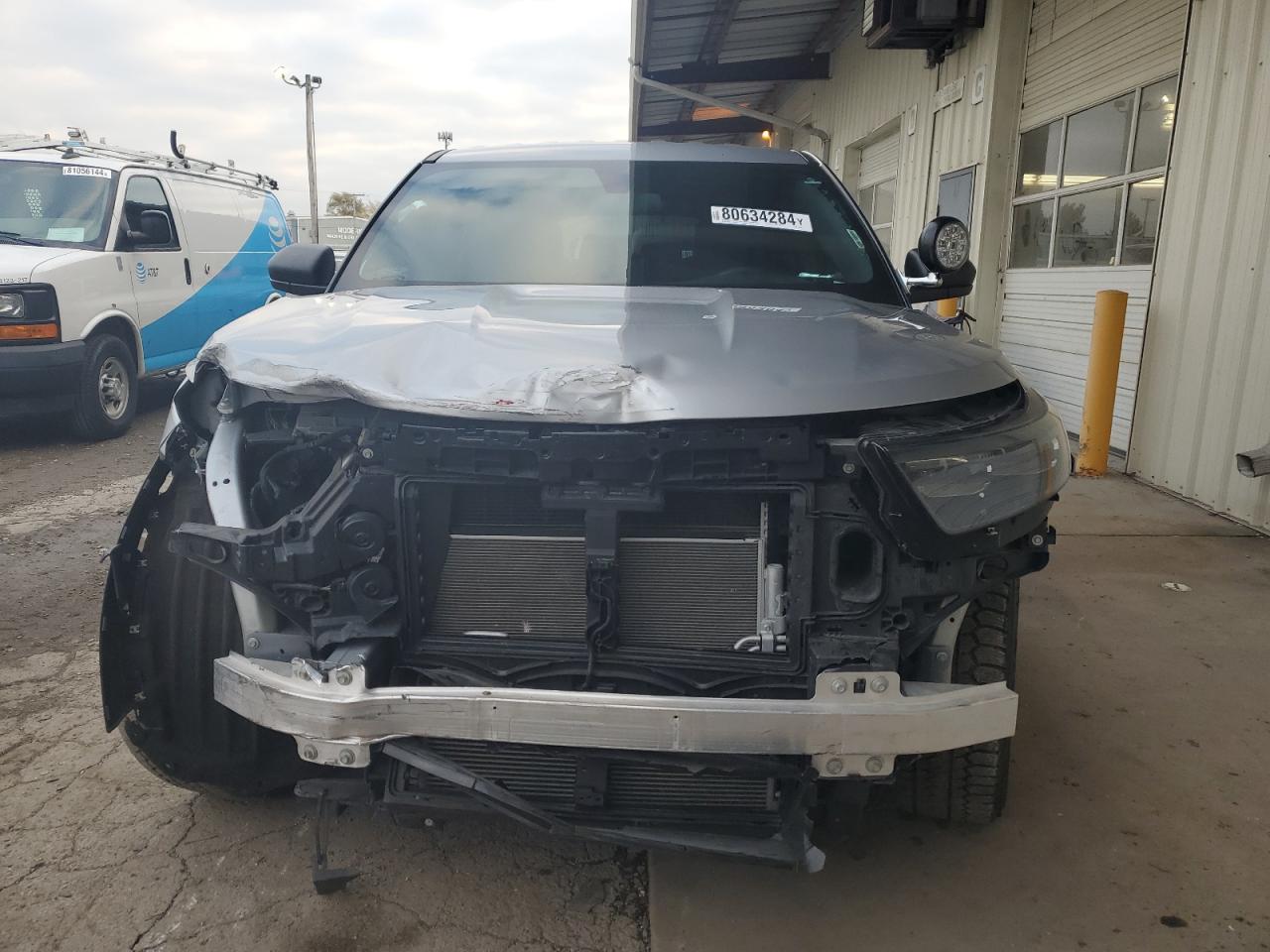 2021 Ford Explorer VIN 1FM5K8AB9MGC00009 Copart auction photo, front end damage thumbnail 5