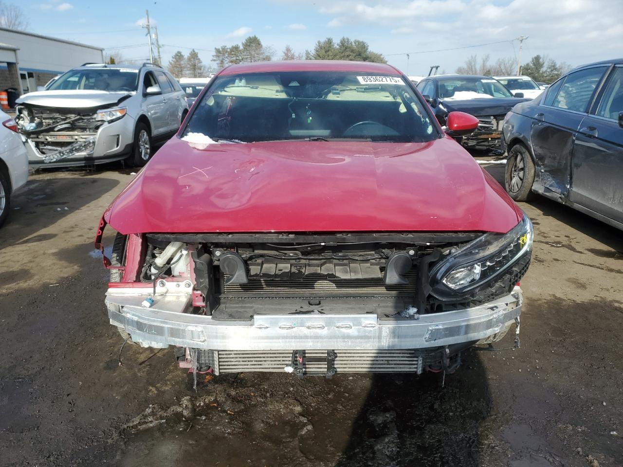 2018 Honda Accord VIN 1HGCV1F34JA185009 Copart auction photo, all over damage thumbnail 5