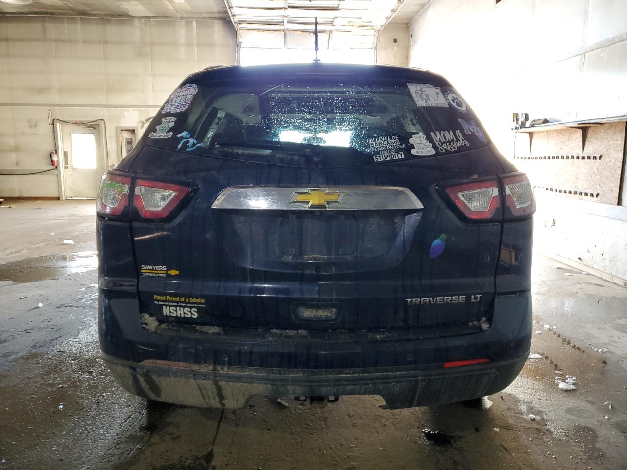 2017 Chevrolet Traverse VIN 1GNKRGKD9HJ220323 Copart auction photo, side / minor dent/scratches damage thumbnail 6