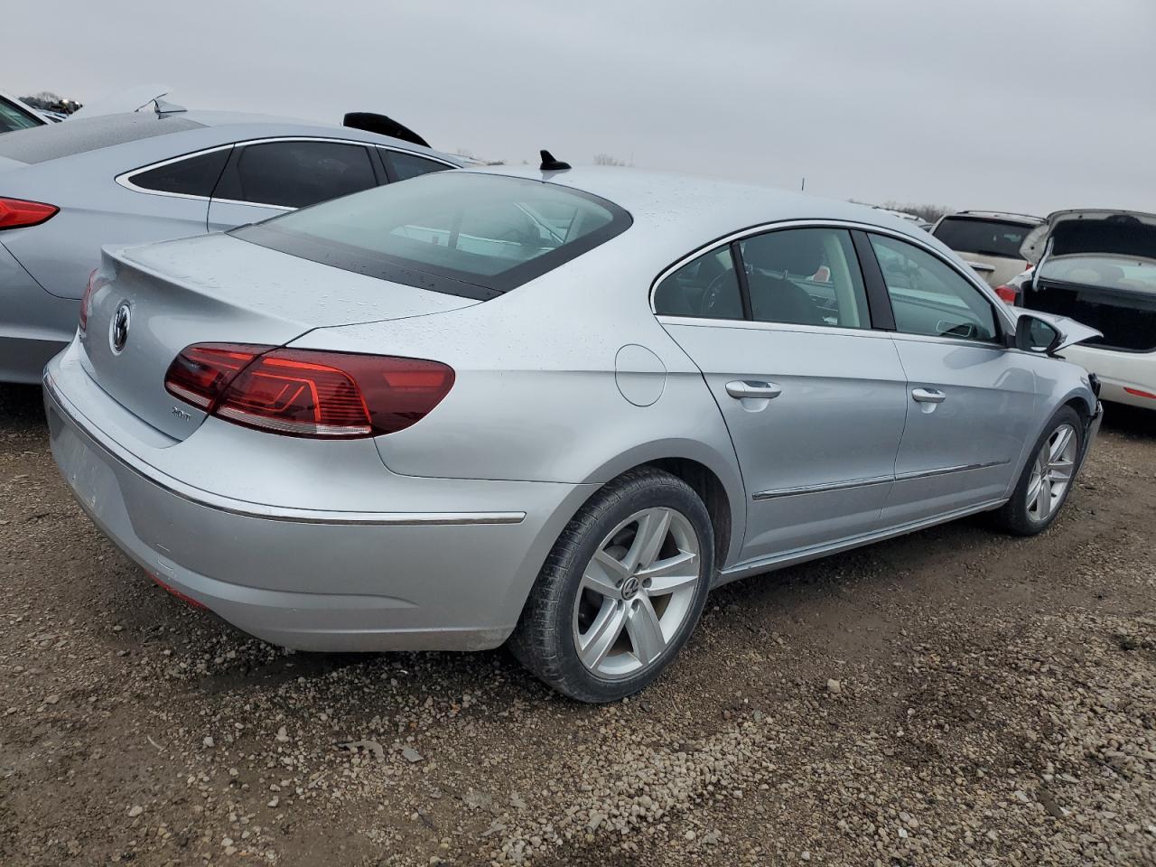 2014 Volkswagen Passat CC VIN WVWBP7ANXEE506680 Copart auction photo, front end damage thumbnail 3