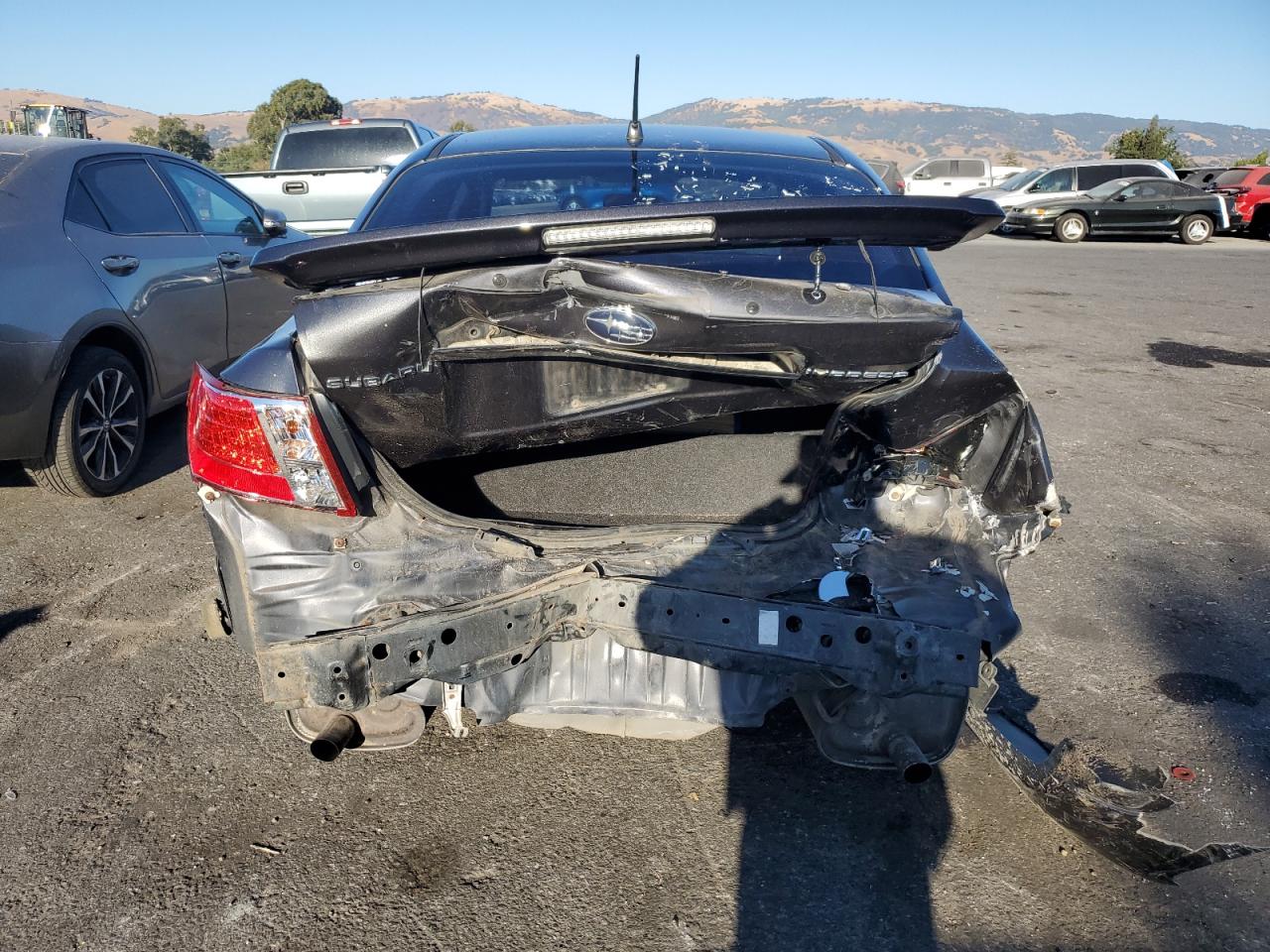 2008 Subaru Impreza VIN JF1GE616X8G528448 Copart auction photo, rear end damage thumbnail 6