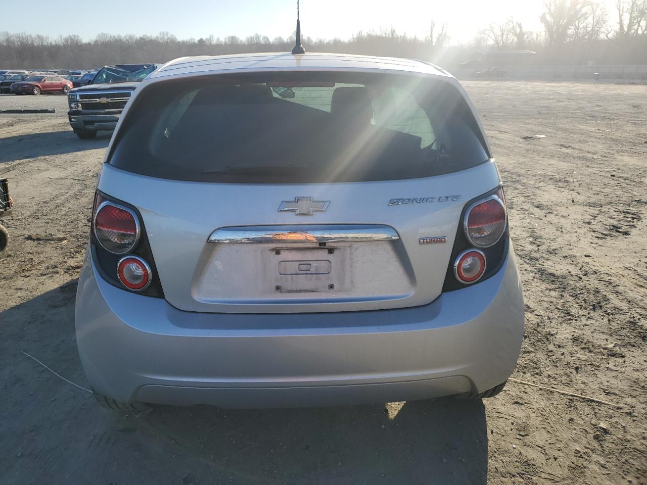 2014 Chevrolet Sonic VIN 1G1JE6SB8E4222012 Copart auction photo, side damage thumbnail 6