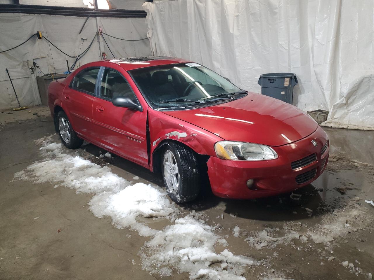 2001 Dodge Stratus VIN 1B3AJ56U51N687037 Copart auction photo, front end / side damage thumbnail 4