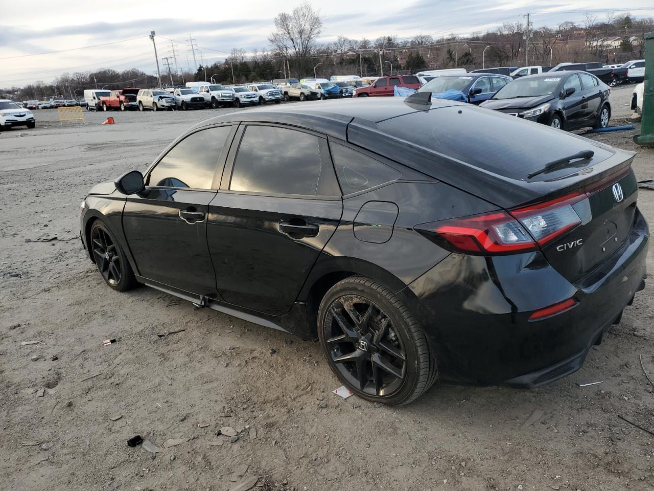 2022 Honda Civic VIN 19XFL2H82NE023592 Copart auction photo, front end / minor dent/scratches damage thumbnail 2